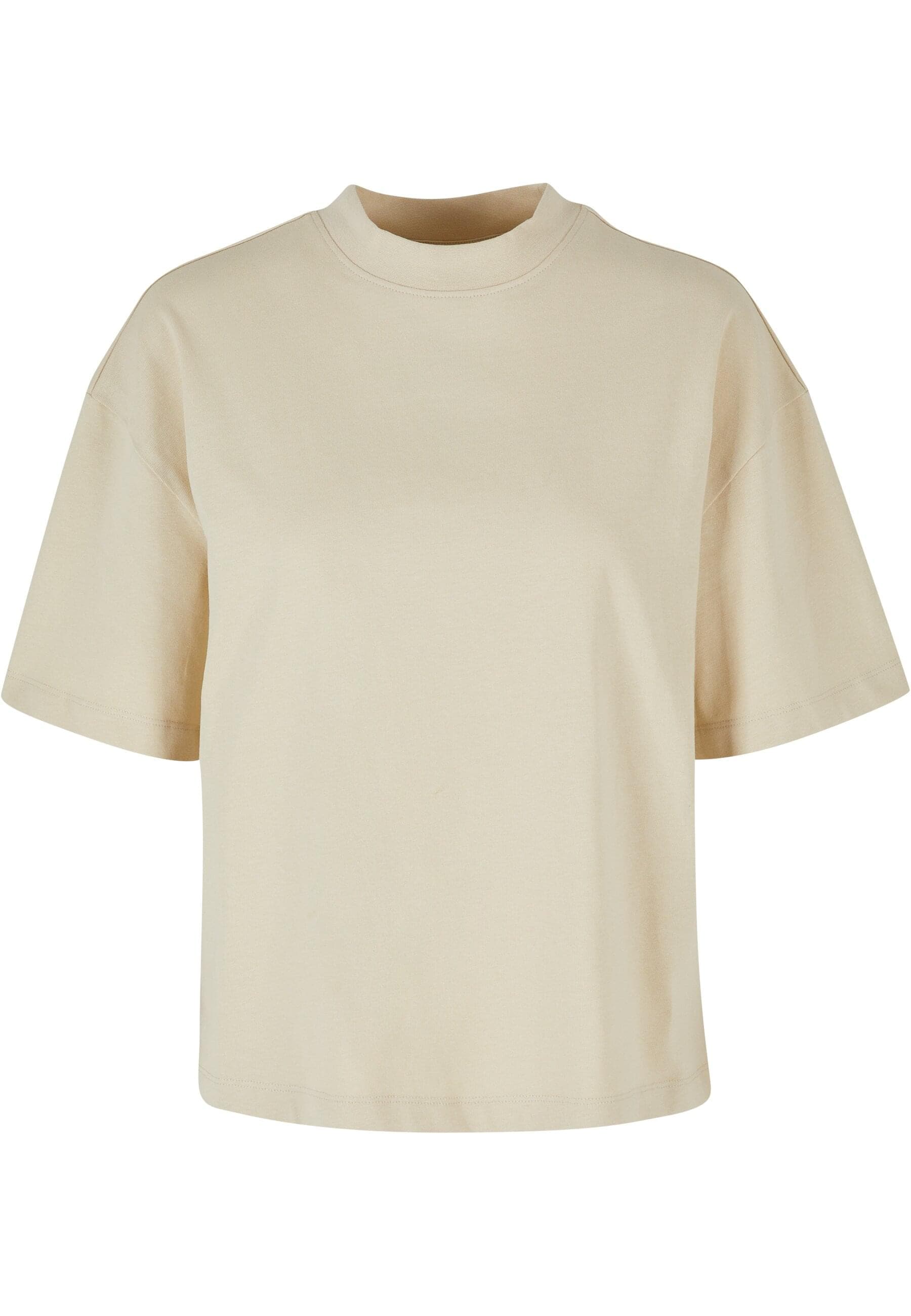 URBAN CLASSICS Kurzarmshirt "Urban Classics Damen Ladies Organic Heavy Slit günstig online kaufen