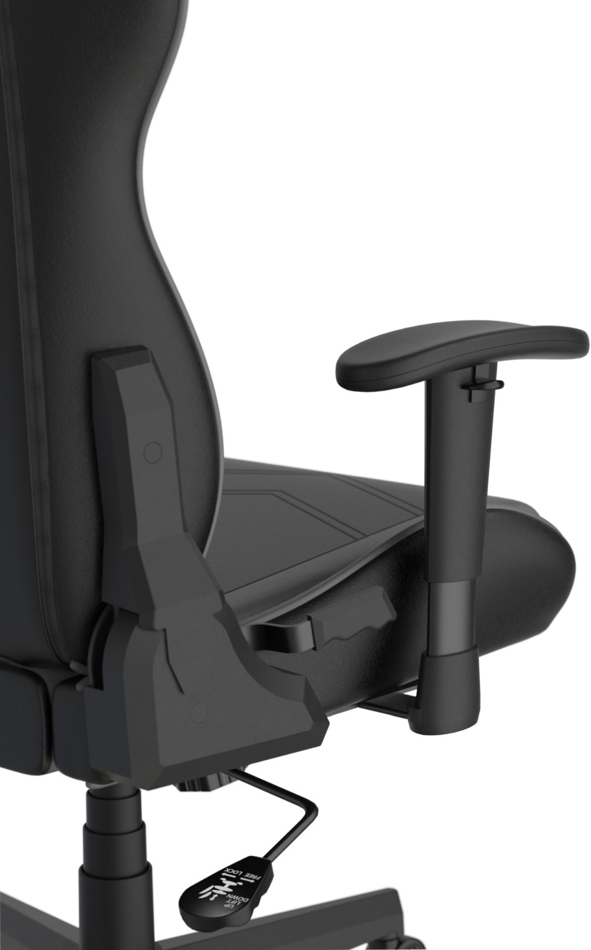 MCA furniture Gaming-Stuhl »DX Racer Prince Gamingchair«, (Set), 1 St., Kunstleder, Gaming,Racing,Design,Lordose,Kissen,Armlehne,drehbar,verstellbar