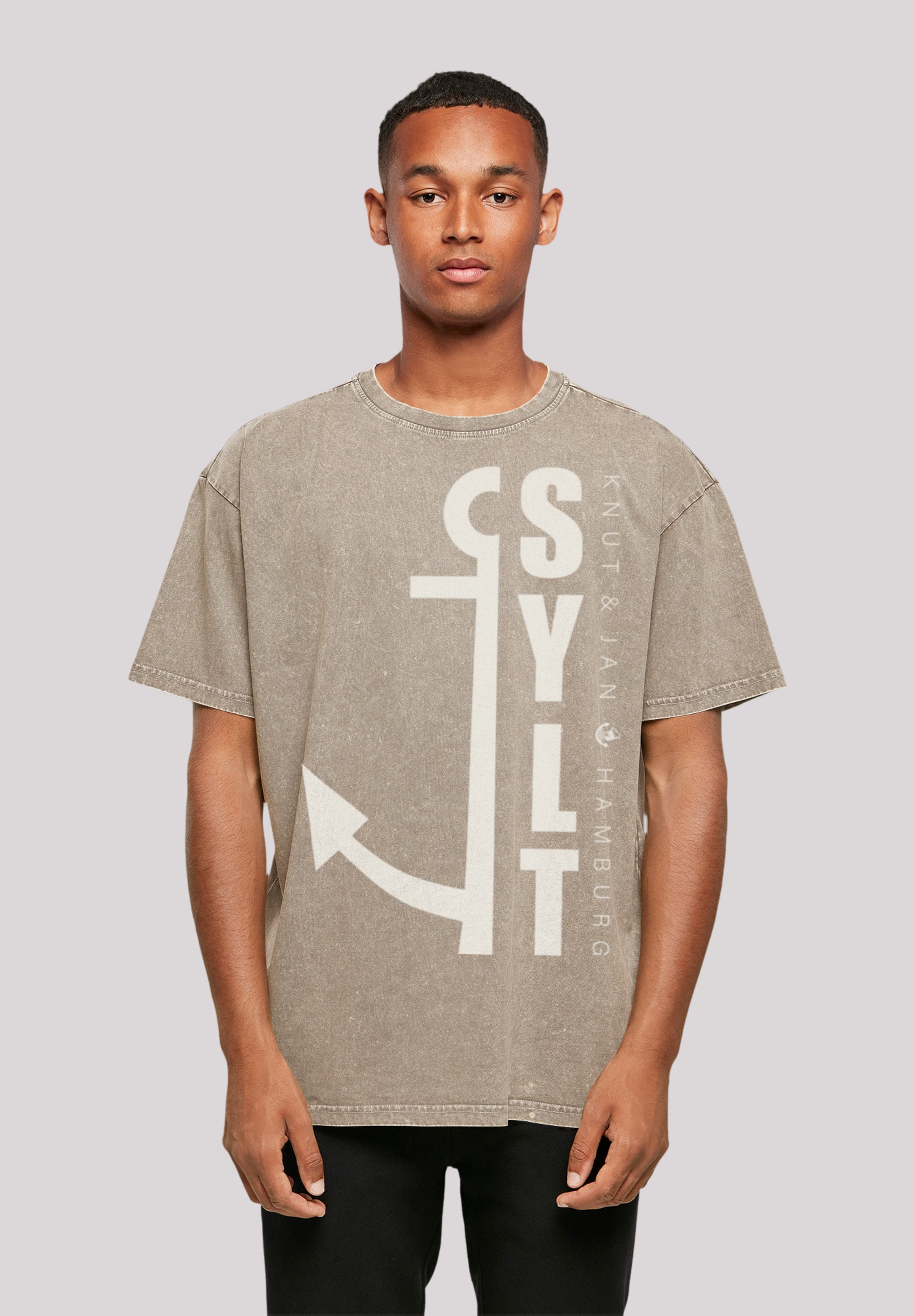 T-Shirt »Sylt Anker Knut & Jan Hamburg«, Print