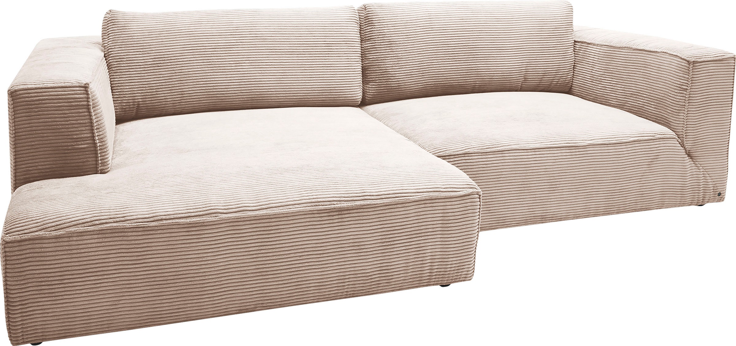 TOM TAILOR HOME Ecksofa »Big Cube Style«, (2 St.), mit cleanen Stegkissen, extra große Sitztiefe, Breite 270cm