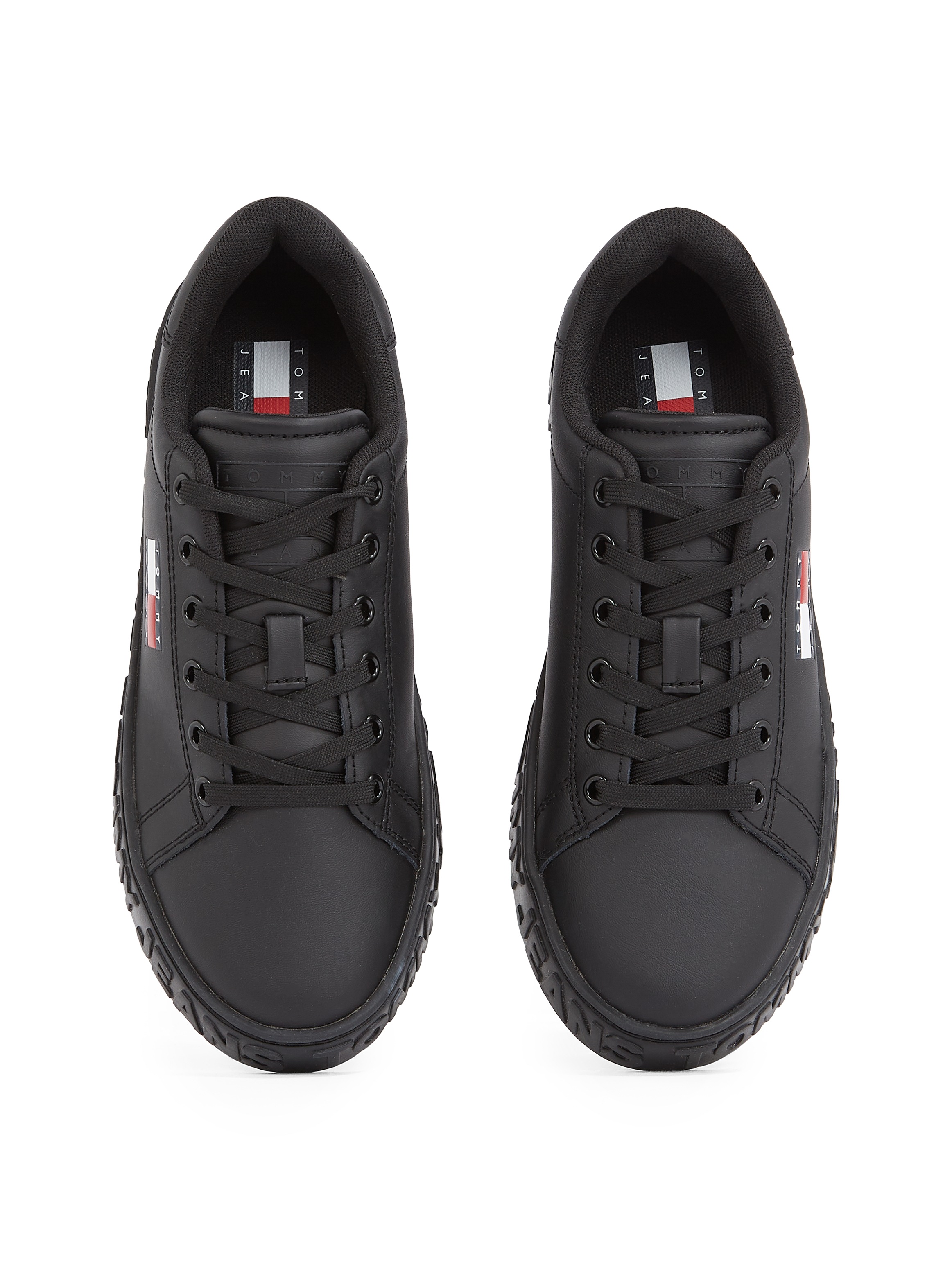 Thumbnail - Tommy Jeans Plateausneaker "TJW LOGO OUTSOLE SNEAKER ESS", Freizeitschuh, Halbschuh, Schnürschuh mit seitlicher Logoflag...