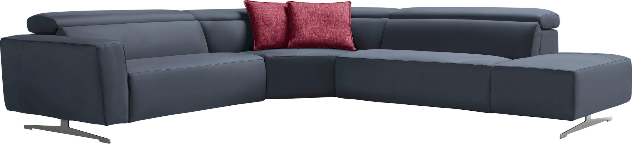 Egoitaliano Ecksofa "Stefanie-e, Designsofa der Extraklasse, bequem mit hoh günstig online kaufen