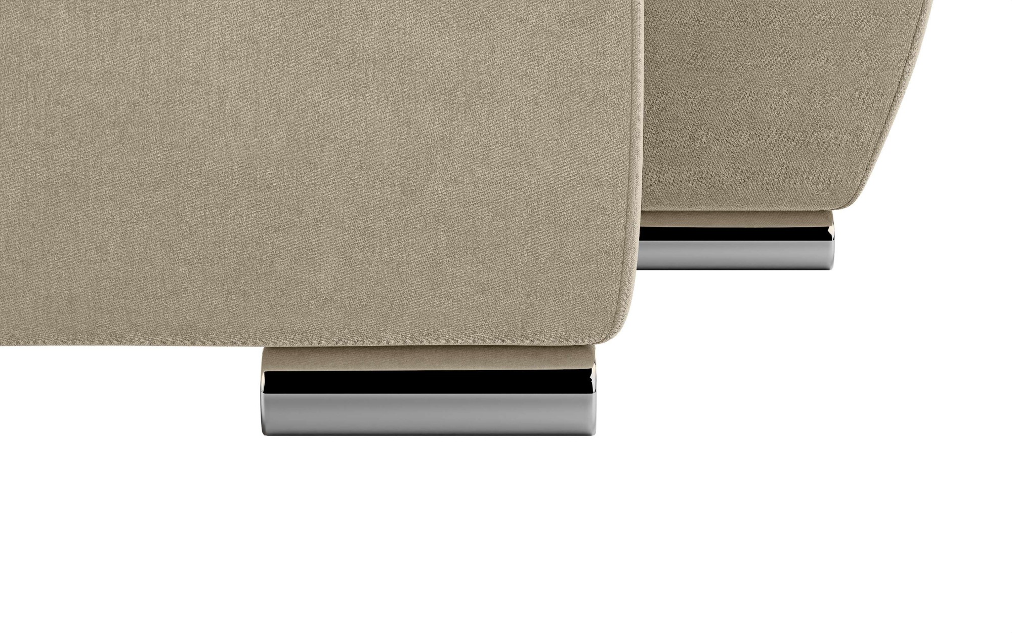 INOSIGN Ecksofa »HAVERHILL Schlafsofa mit Bettkasten, Maße B/H/T: 237/89/166 cm«, L-Form mit Recamiere links oder rechts bestellbar, Wellenunterfederung