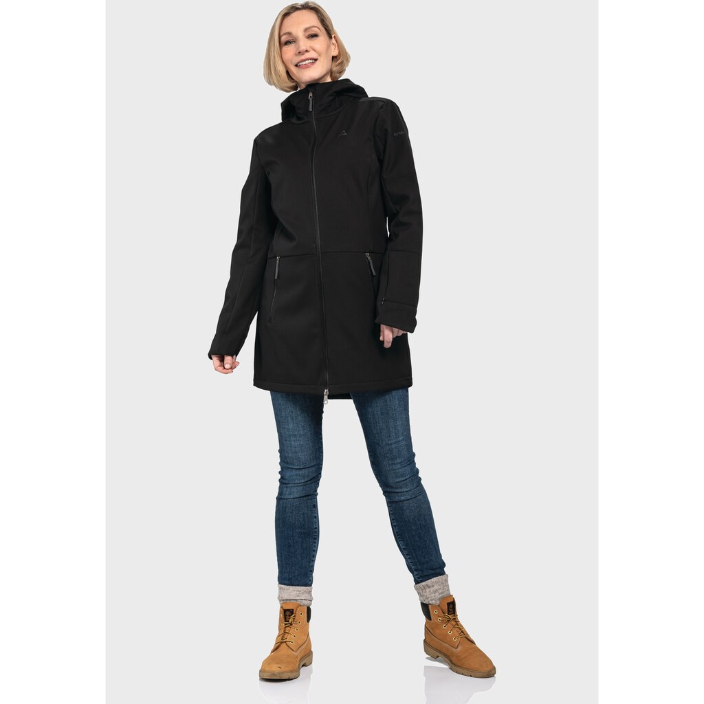 Schöffel Parka »Softshell Coat Essex L«, mit Kapuze