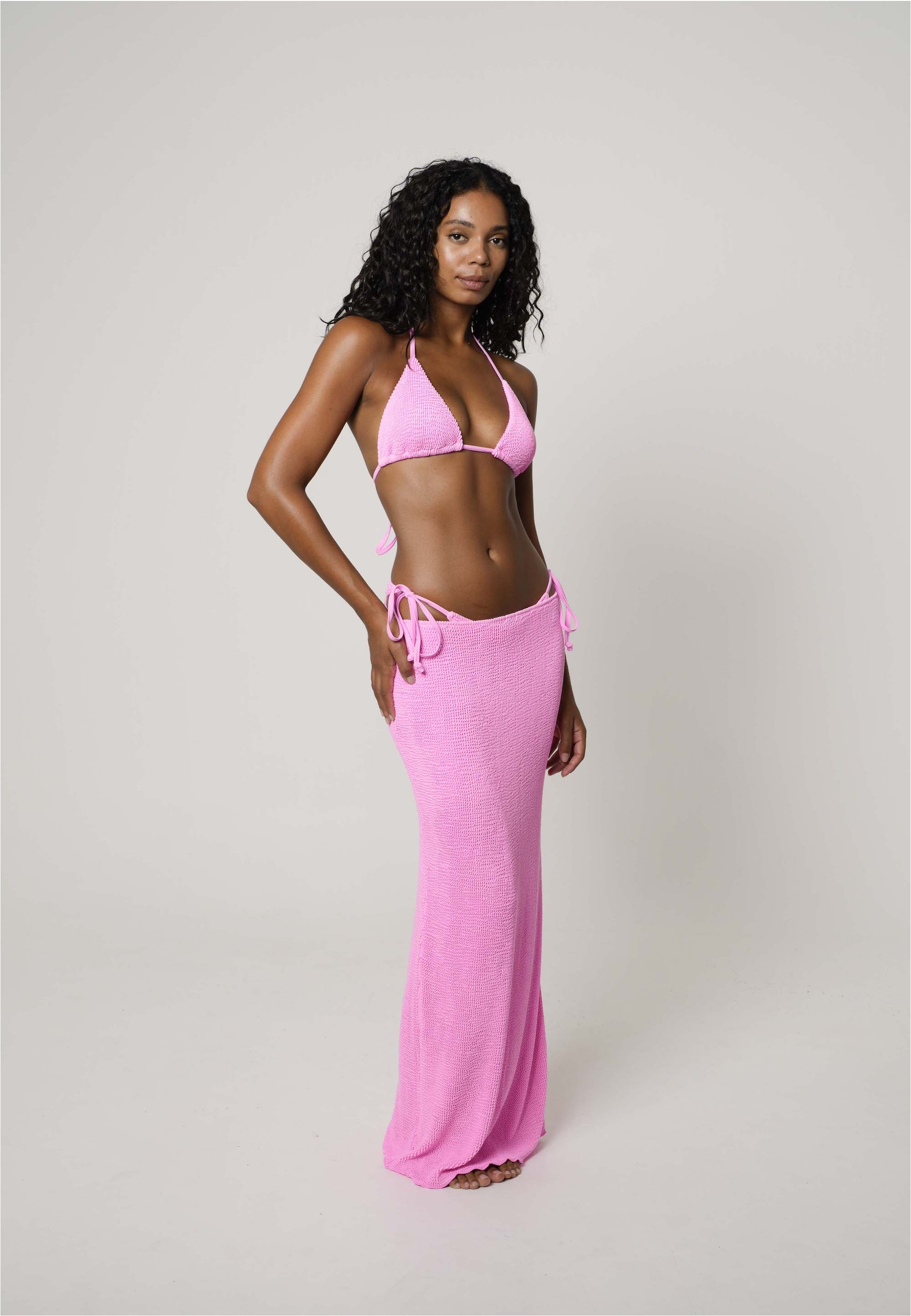 Moda Minx Sommerrock »Scrunch Long Maxi Skirt«, mit strukturiertem Scrunch-Material