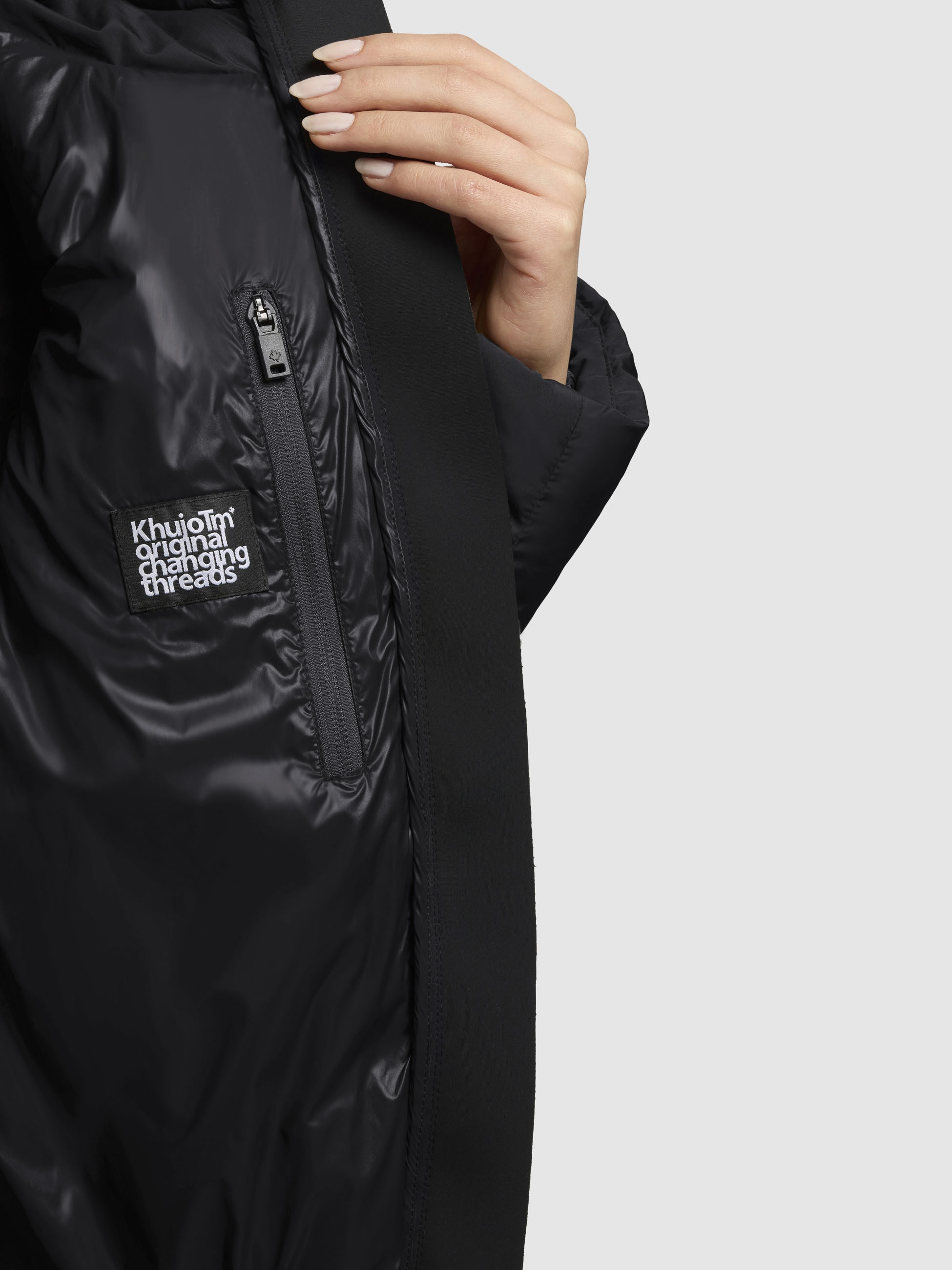 khujo Steppjacke »ELIDA«, mit Kapuze