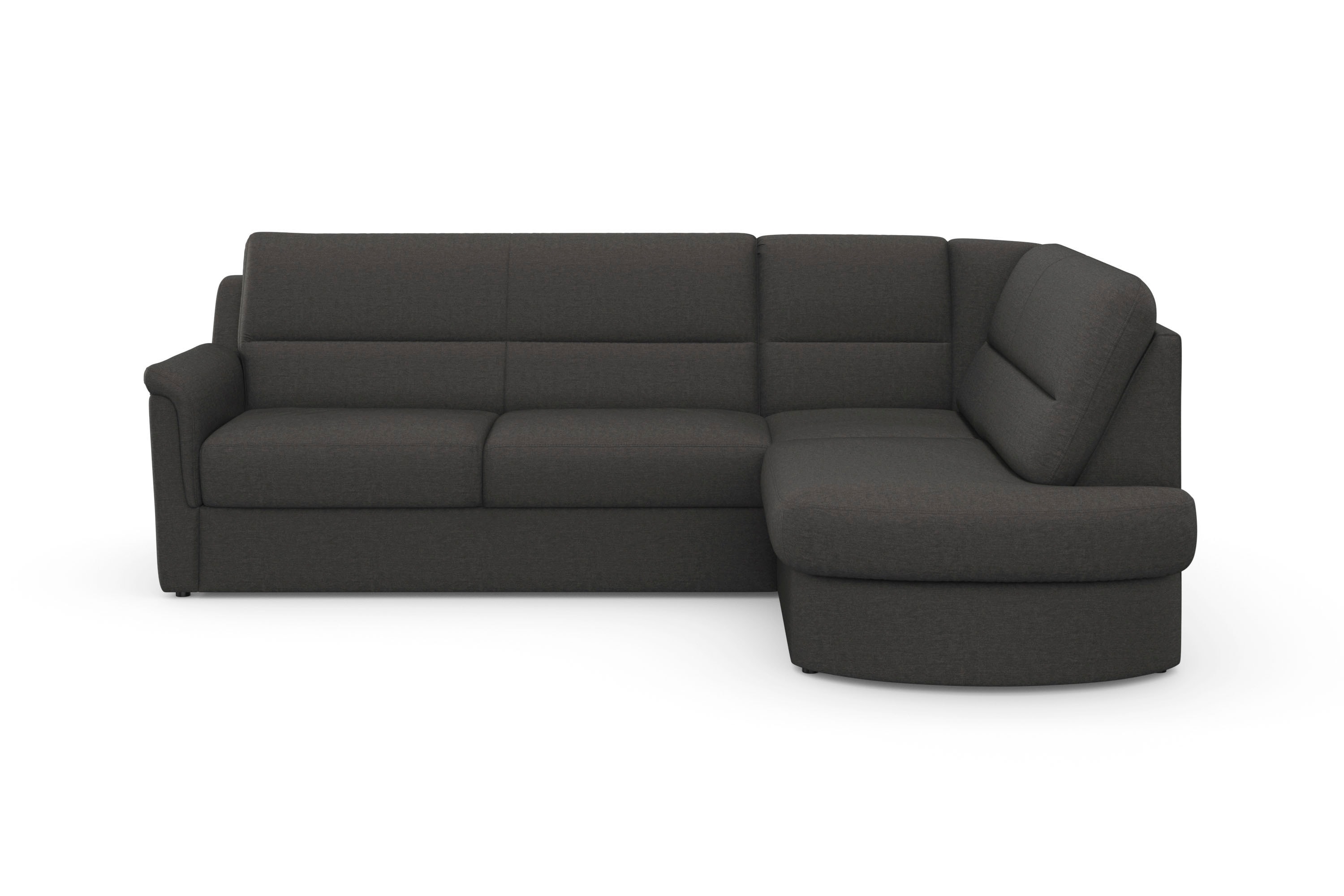 sit&more Ecksofa "Panini L-Form" wahlweise mit Vorziehsitz und Bettkasten