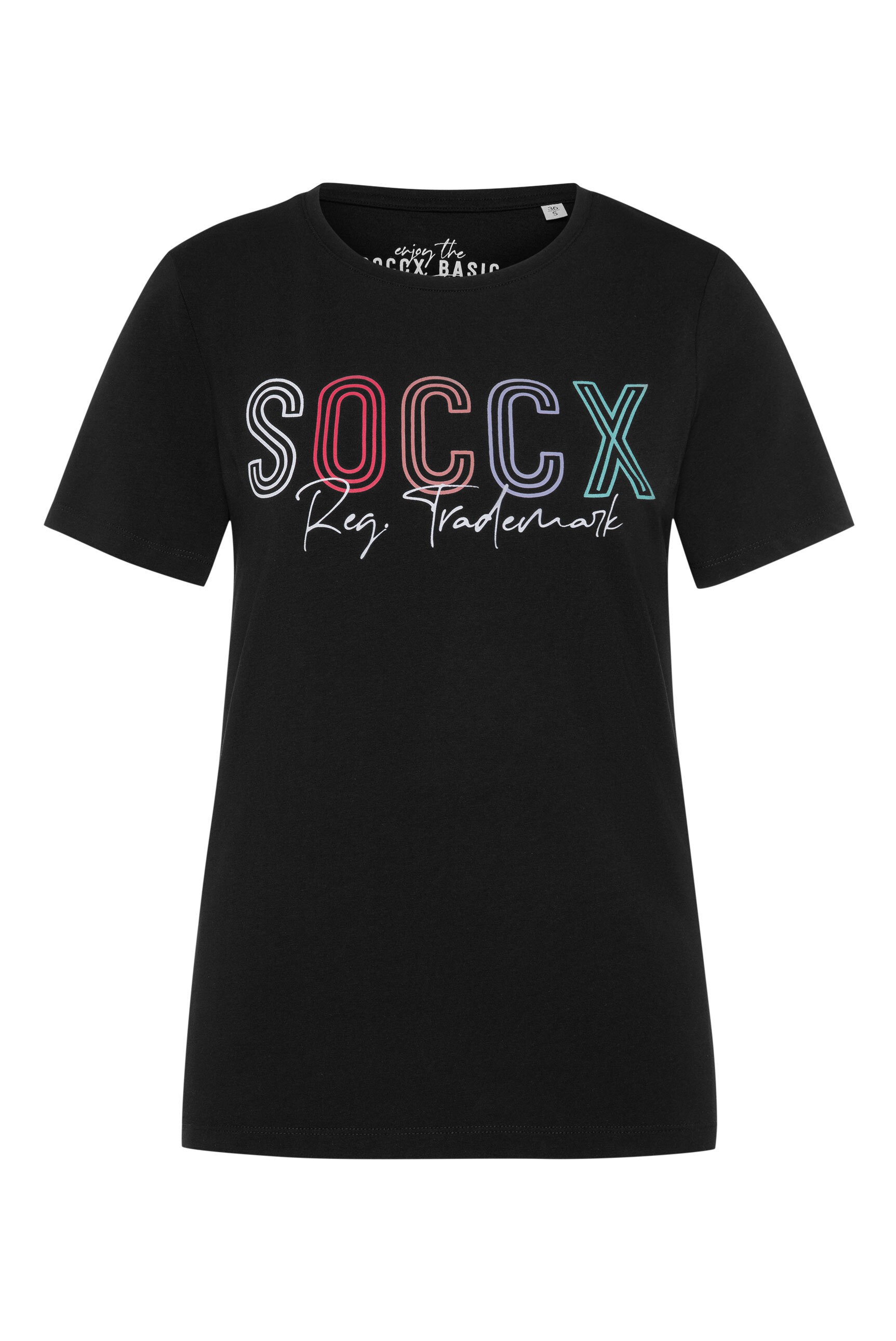 SOCCX Rundhalsshirt, mit Baumwolle günstig online kaufen