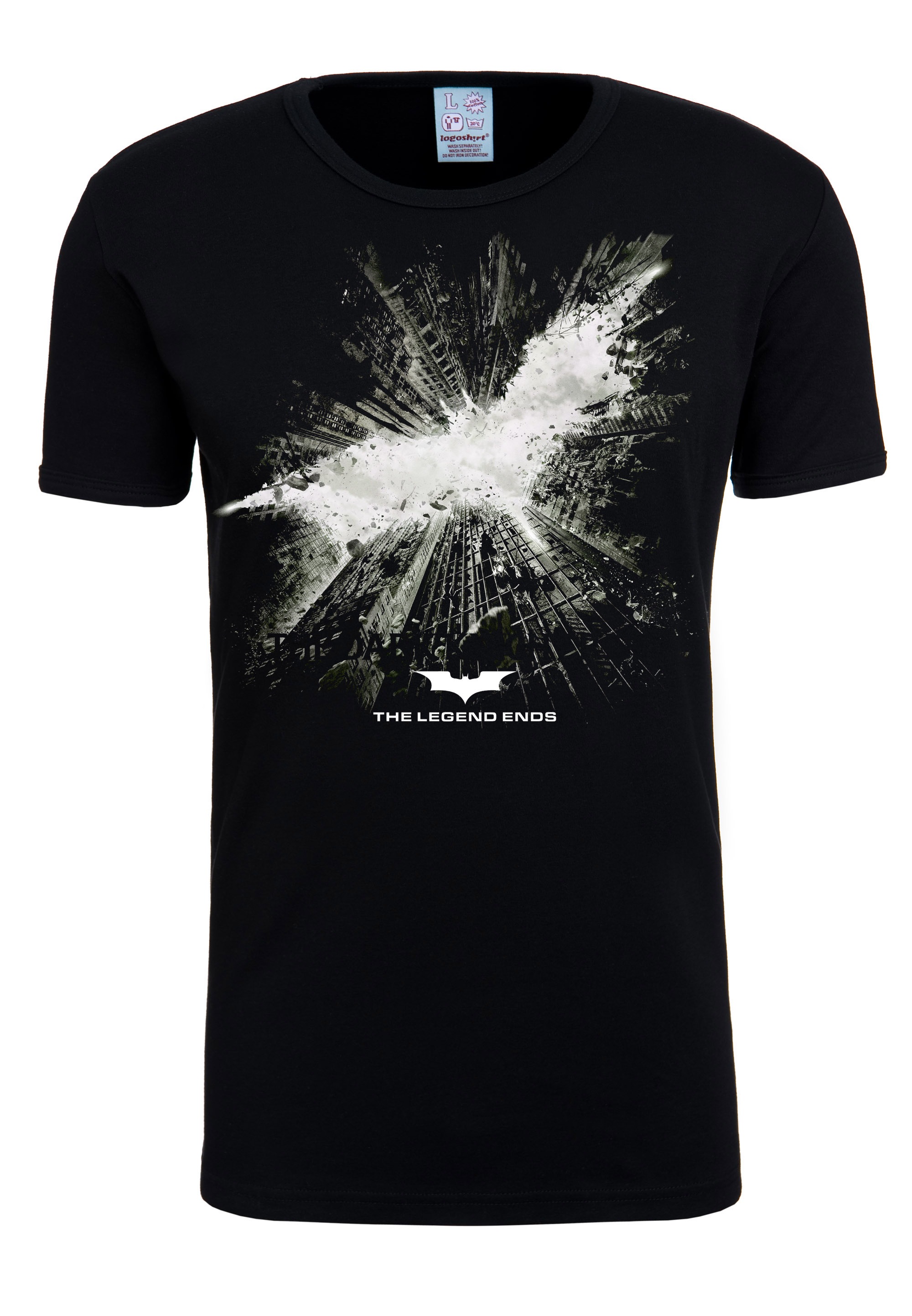 LOGOSHIRT T-Shirt »Batman The Dark Knight Rises«, mit tollem Batman-Logo