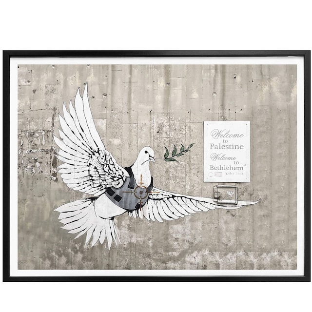 Wall-Art Poster »Graffiti Bilder Die Friedenstaube«, Vögel, (1 St.), Poster,  Wandbild, Bild, Wandposter bestellen | BAUR
