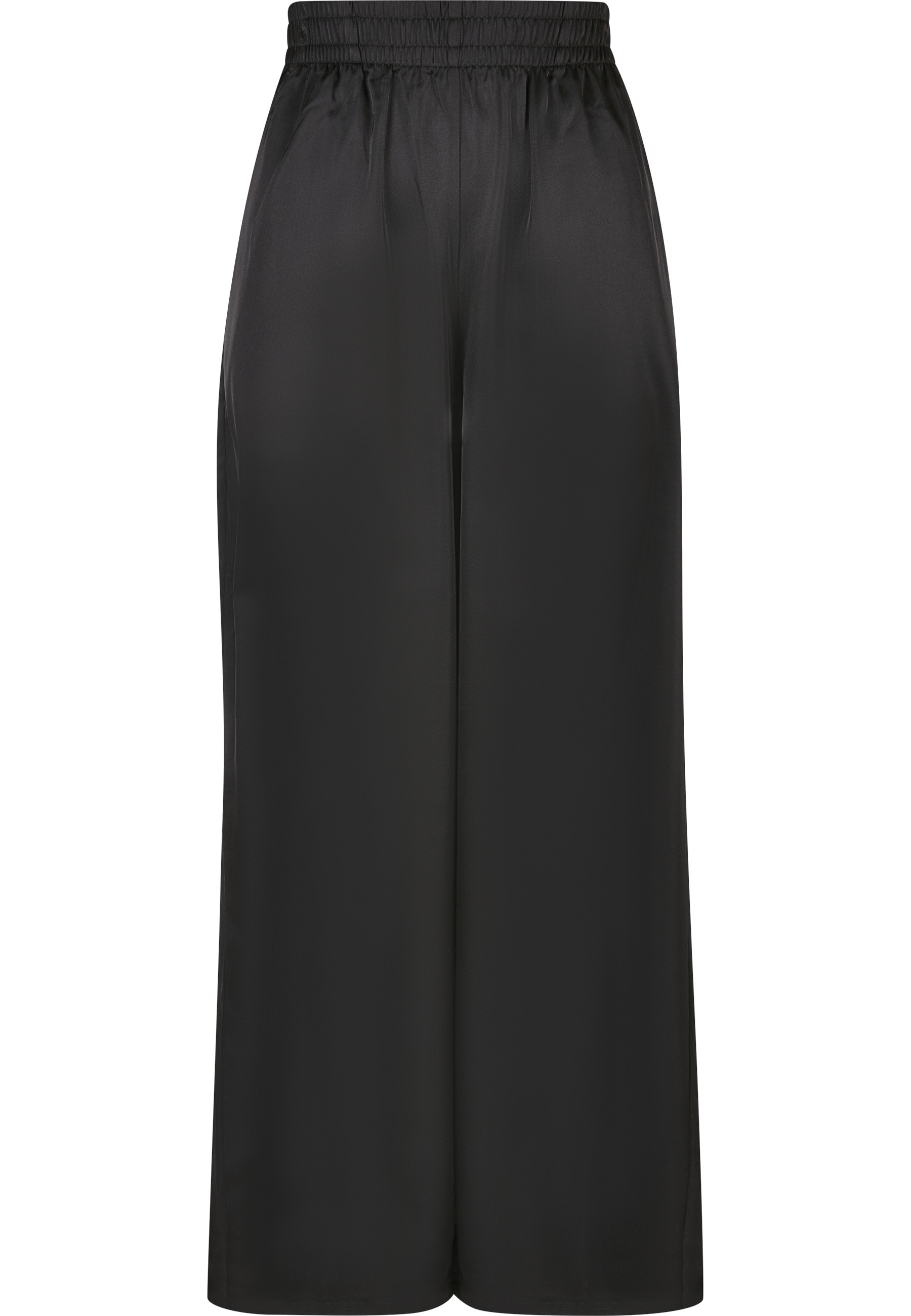 URBAN CLASSICS Stoffhose "Urban Classics Damen Ladies Satin Wide Leg Pants" günstig online kaufen