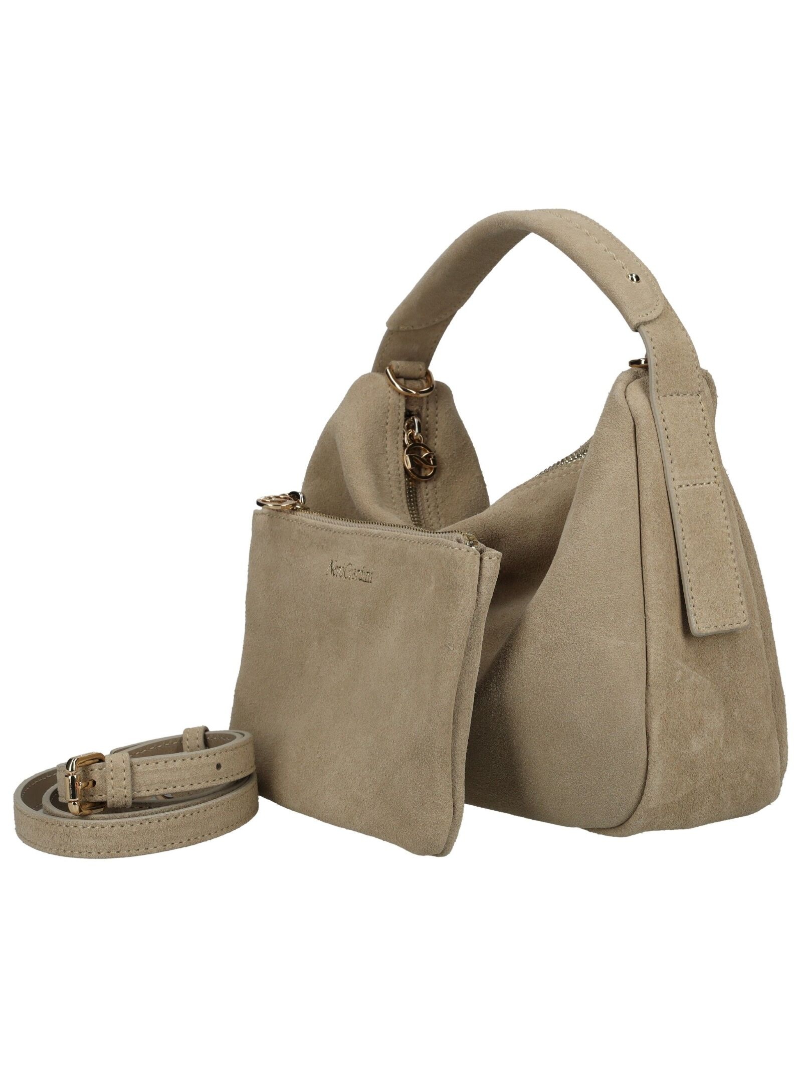 Nero Giardini Henkeltasche »Nero Giardini Taschen Veloursleder«