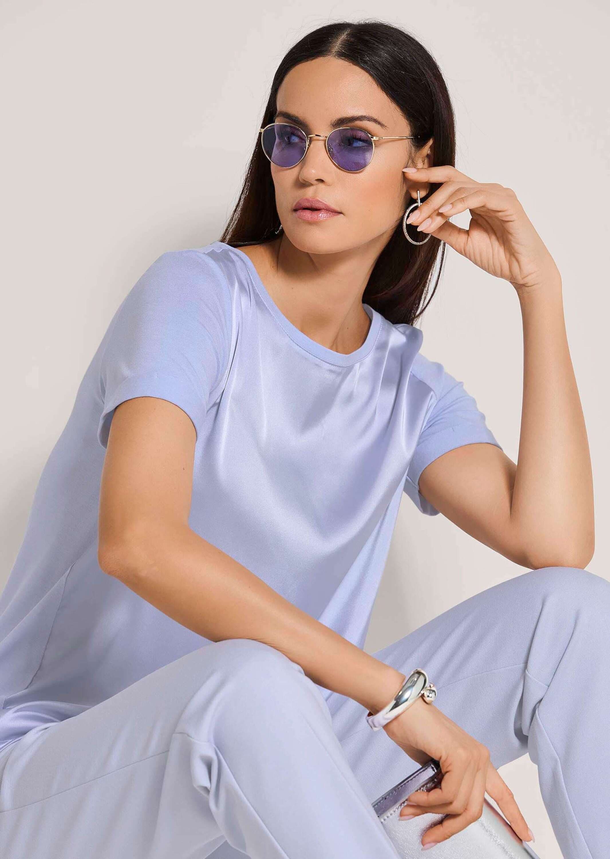 MADELEINE Shirtbluse »Blusenshirt Blusen-Shirt mit kurzen Ärmeln«