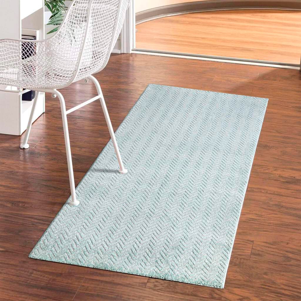 Carpet City Teppich "Friseé-Teppich FANCY805" rechteckig 12 mm Höhe Läufer, günstig online kaufen