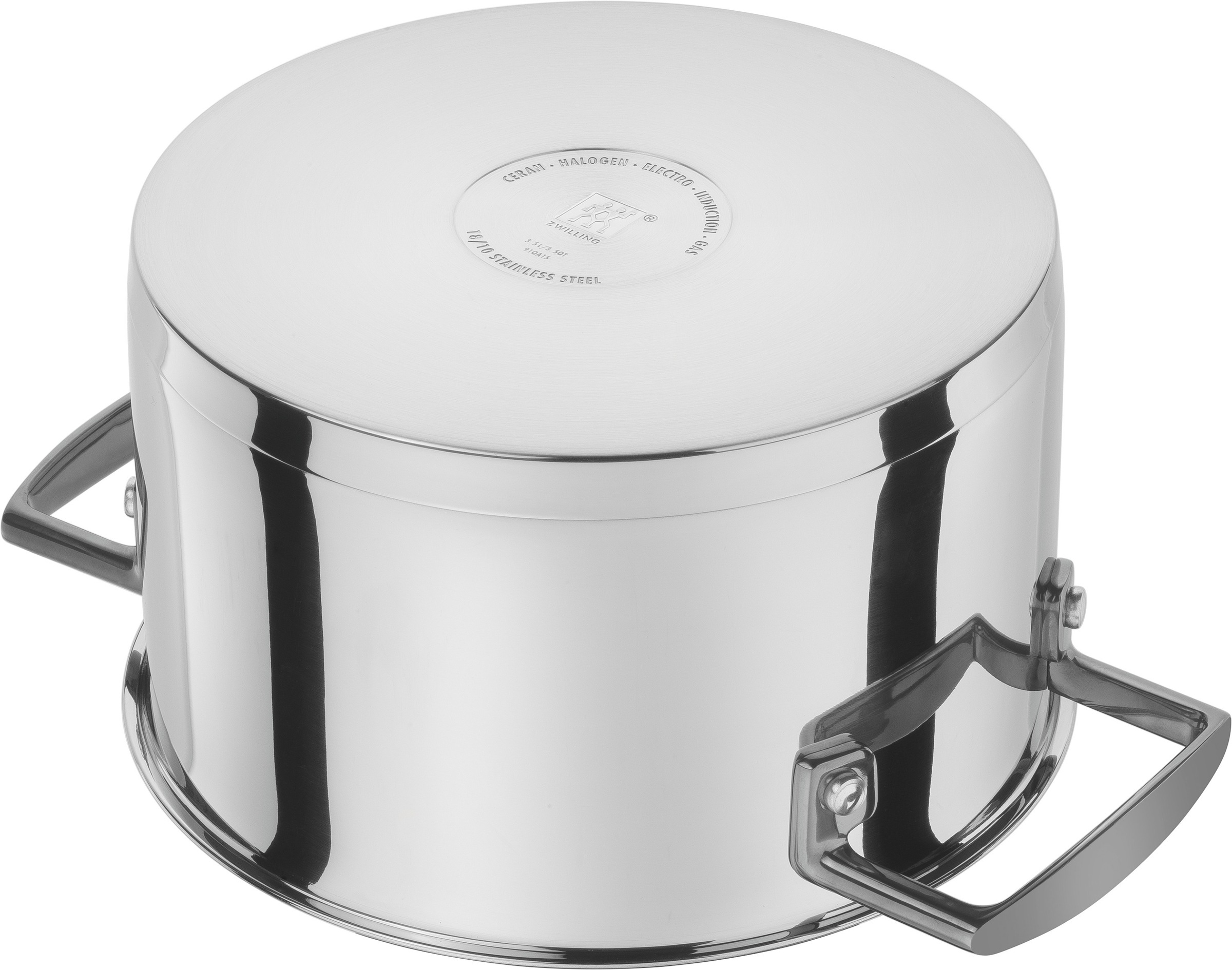 Zwilling Topf-Set »Bellasera«, Edelstahl 18/10, (Set, 5 tlg.), 18/10 Edelstahl, Rostfrei, 5-tlg. Induktion, Silberfarben