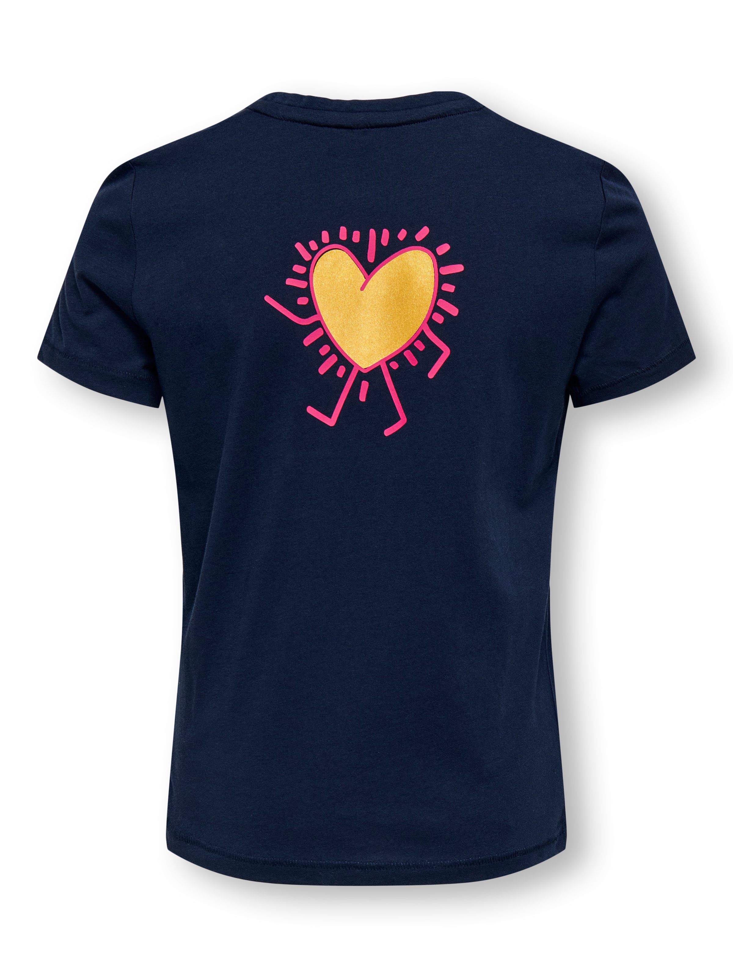 KIDS ONLY T-Shirt »KOGLANY-NINA LIFE LOVE S/S TOP FR JRS« mit unterschiedlichen Motiven - je nach Bodyfarbe