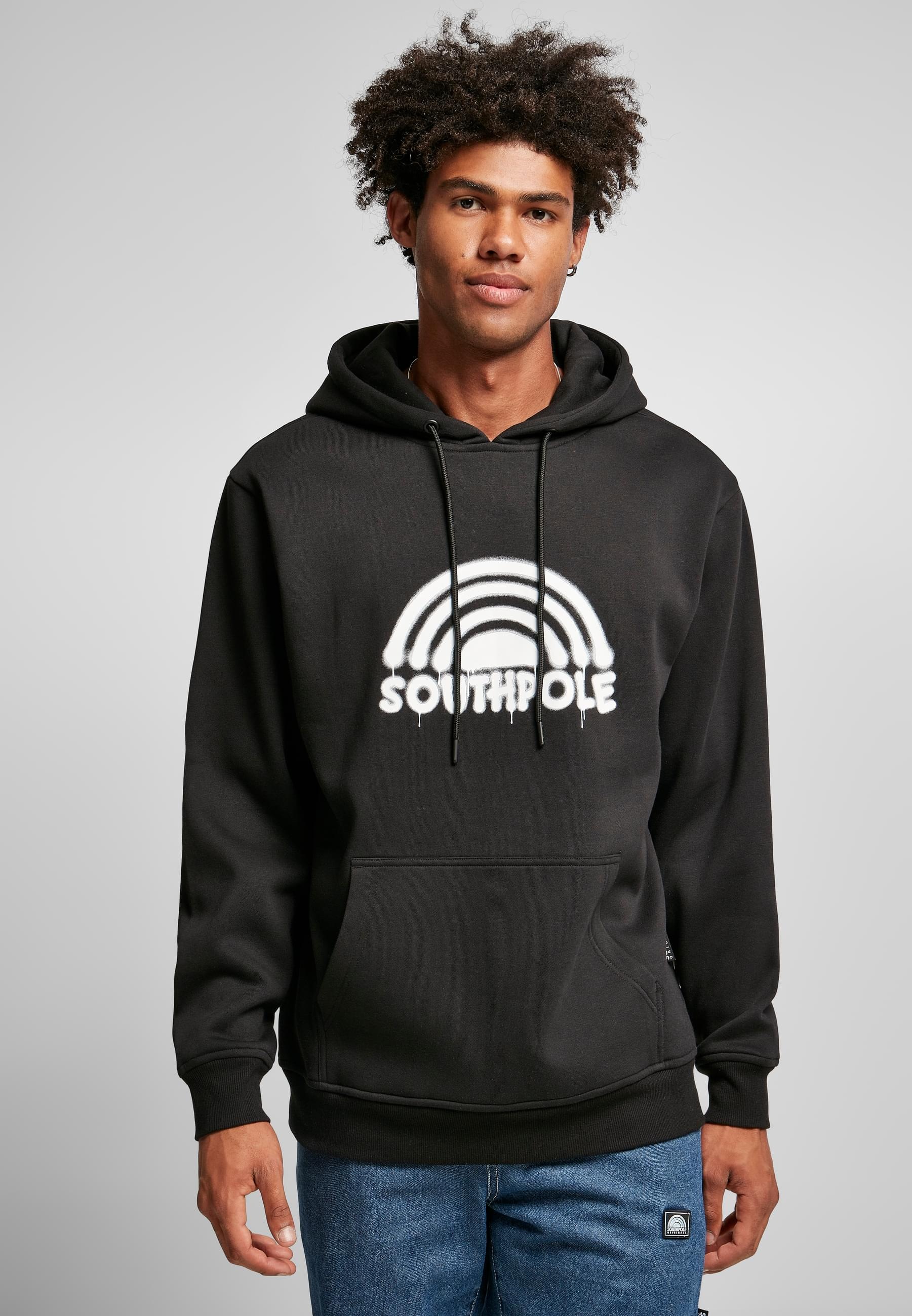 Southpole Kapuzensweatshirt »Southpole Herren Southpole Spray Logo Hoody«, (1 tlg.)