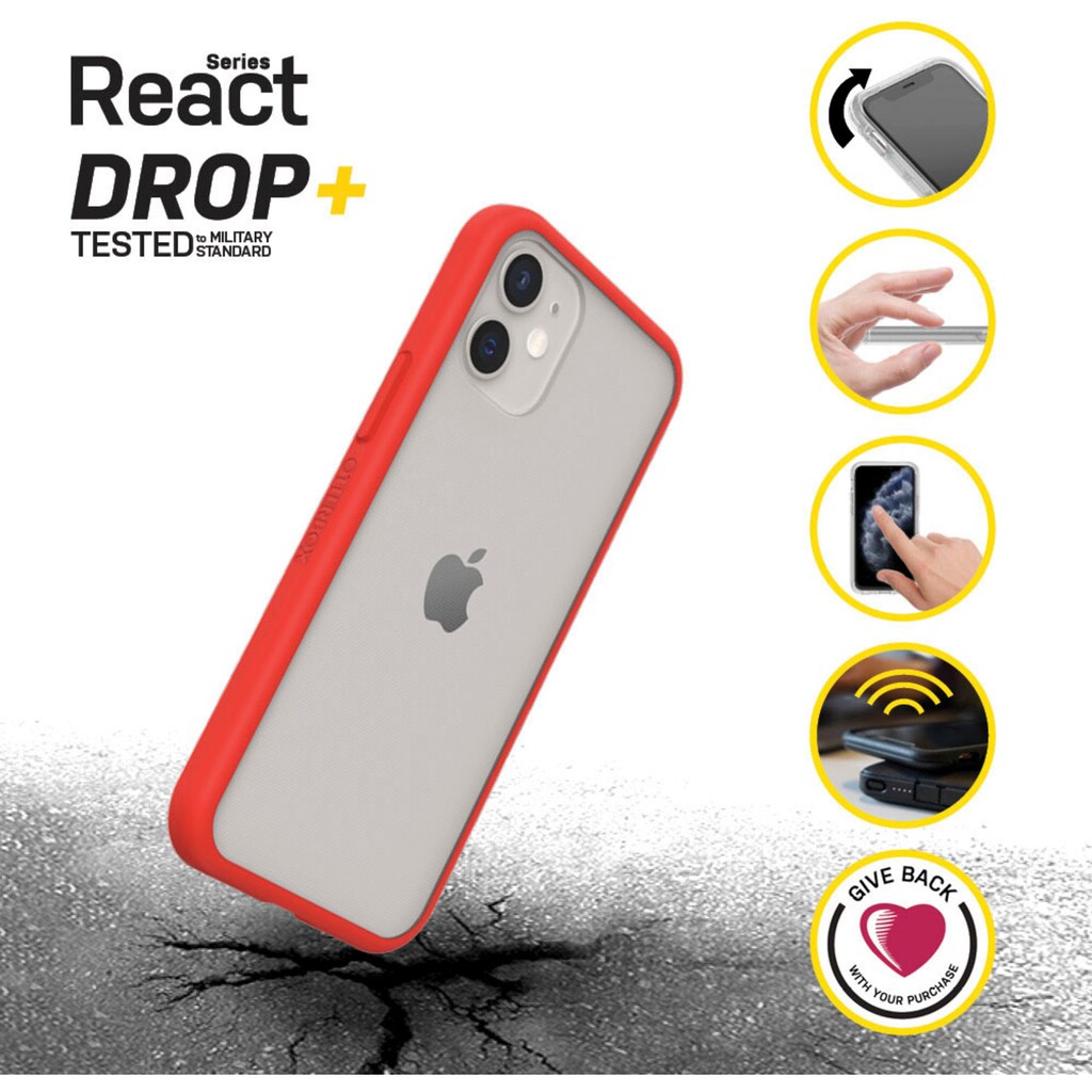 Otterbox Smartphone-Hülle »React iPhone 12 mini«, iPhone 12 Mini