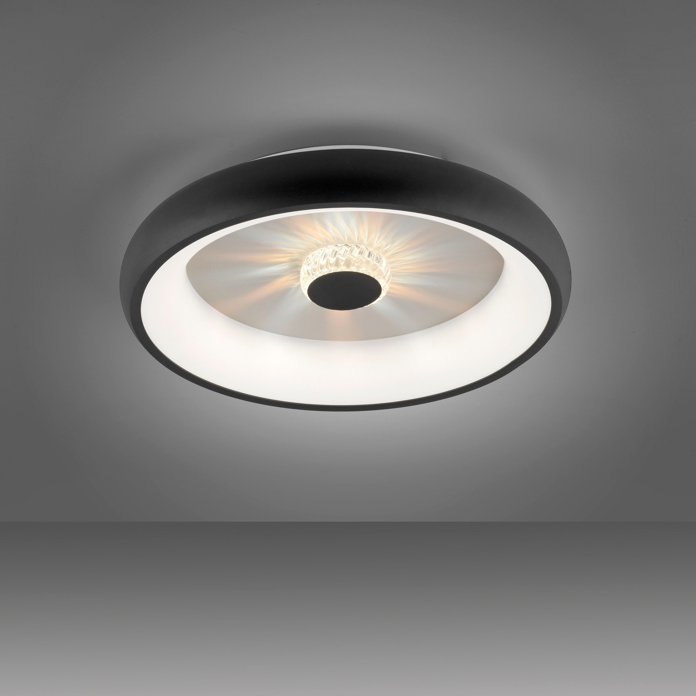 JUST LIGHT Deckenleuchte »VERTIGO«, 1 flammig, Leuchtmittel LED-Board | LED fest integriert, CCT über Fernbedienung, Funk inkl., separat steuerbar über FB, Memory