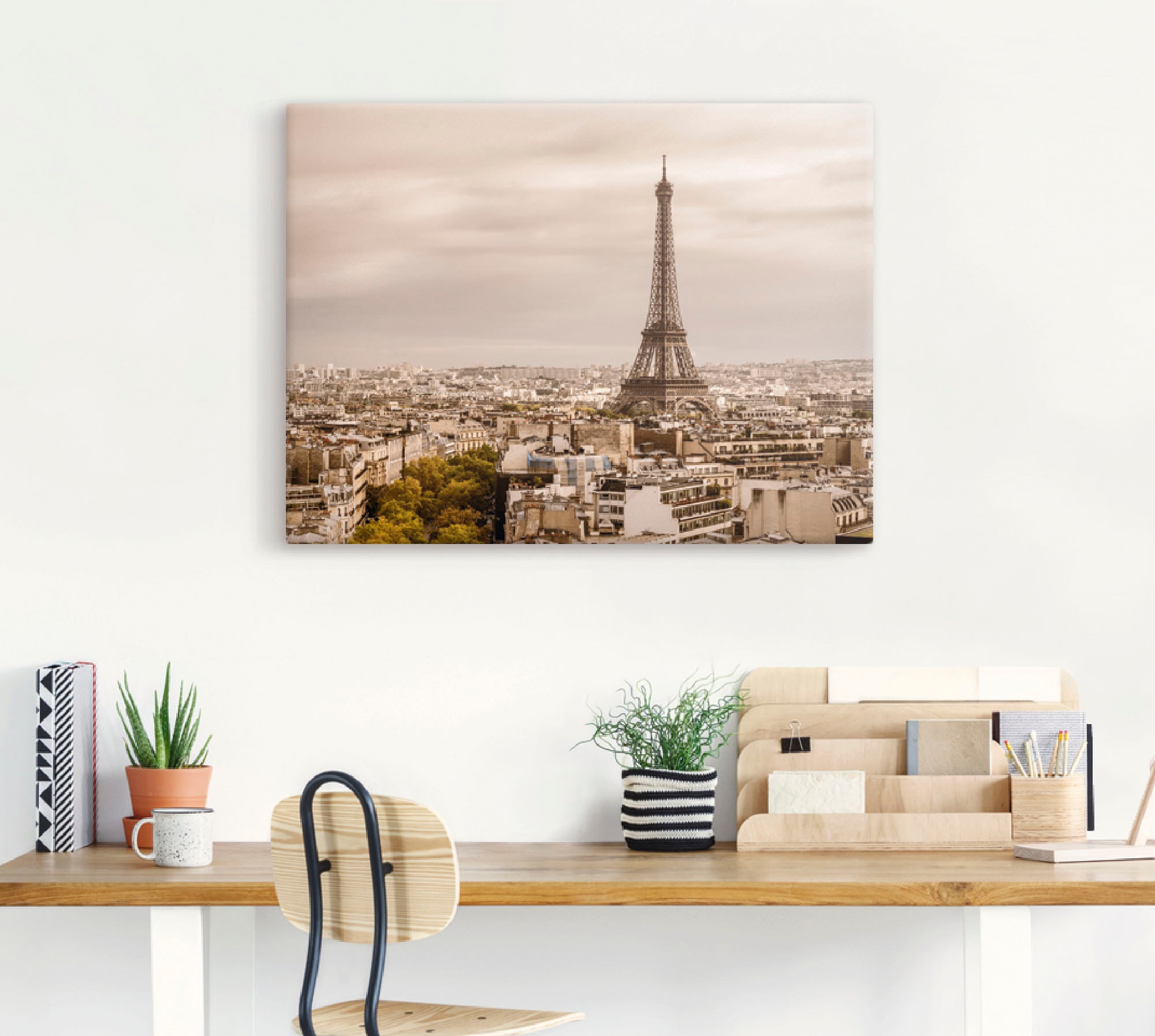 Artland Wandbild »Paris Eiffelturm I«, Frankreich, (1 St.), als Alubild, Outdoorbild, Leinwandbild, Wandaufkleber, versch. Größen