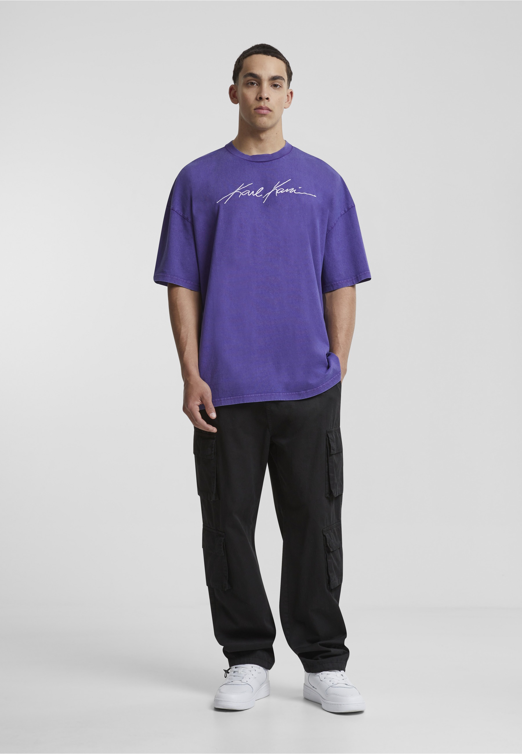 Karl Kani T-Shirt »Karl Kani KM242-048-4 Autograph Washed Boxy Tee« 1 Stk.