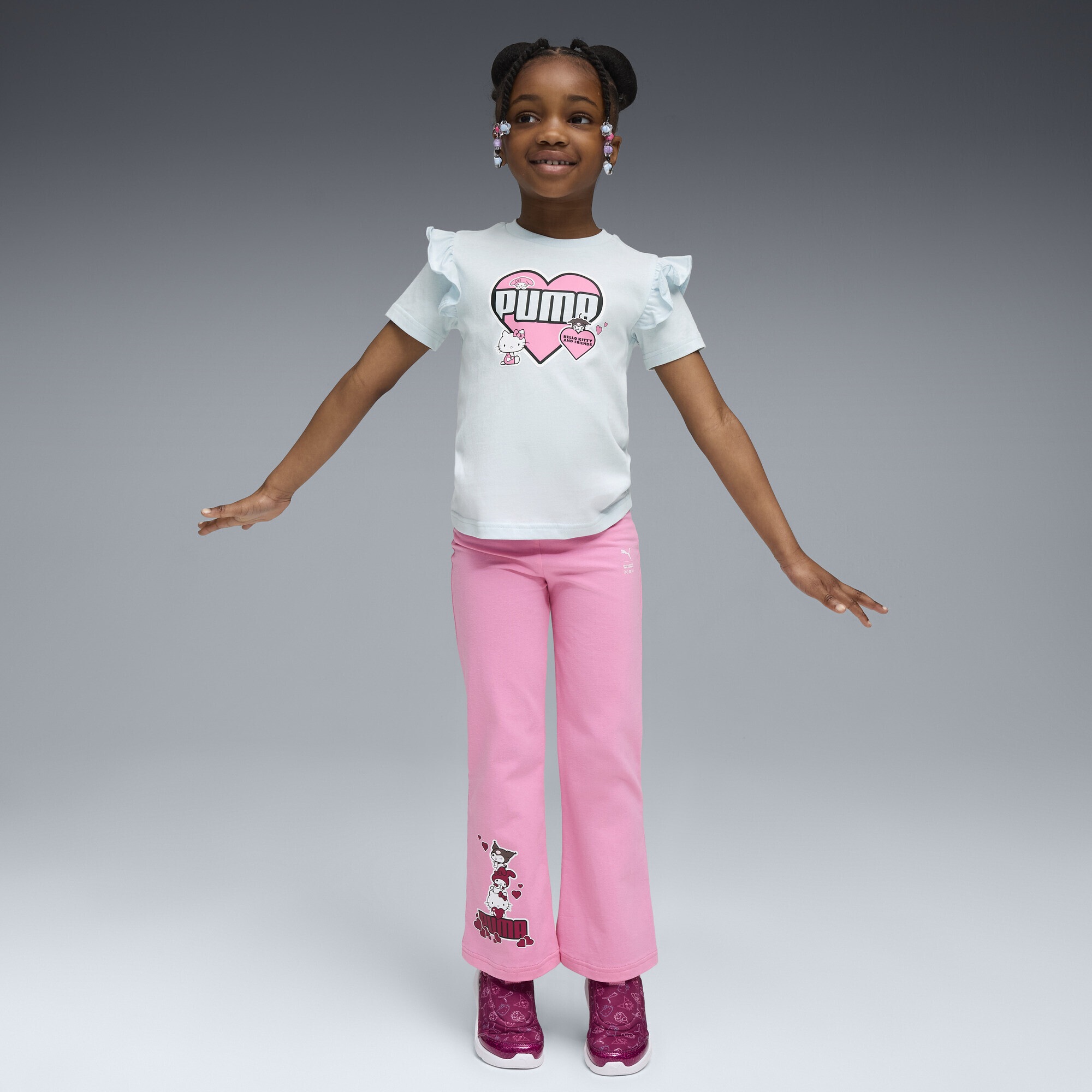 PUMA T-Shirt »PUMA x HELLO KITTY AND FRIENDS Ruffle T-Shirt Mädchen«