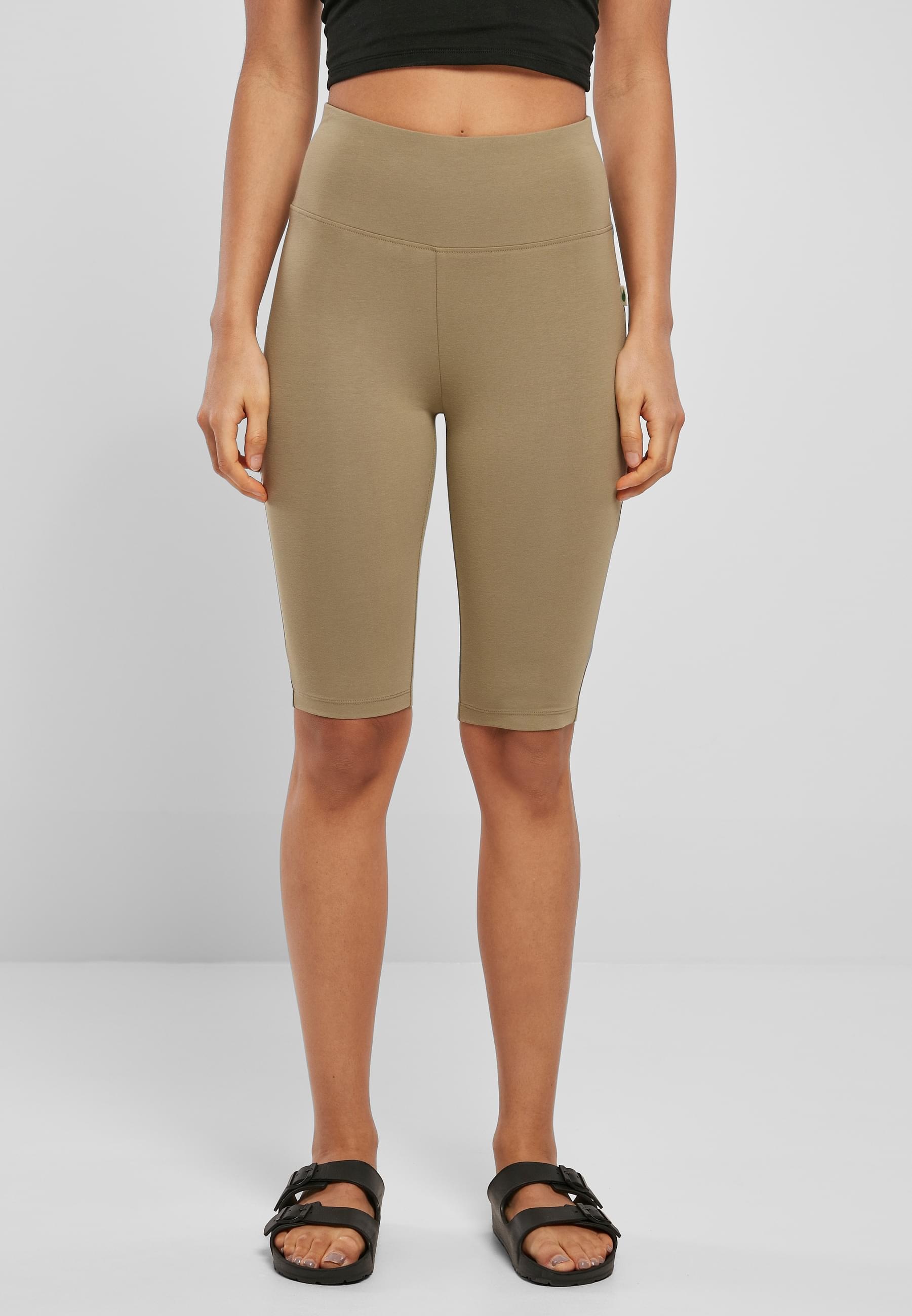 URBAN CLASSICS Radlerhose »Urban Classics Damen Ladies Organic Stretch Jersey Cycle Shorts«, (1 tlg.)