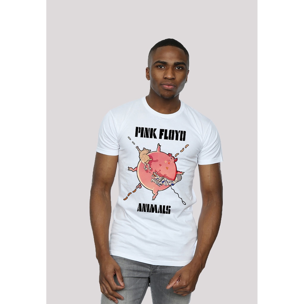 F4NT4STIC T-Shirt »Pink Floyd Fat Pig - Premium Rock Metal Musik Fan Merch«