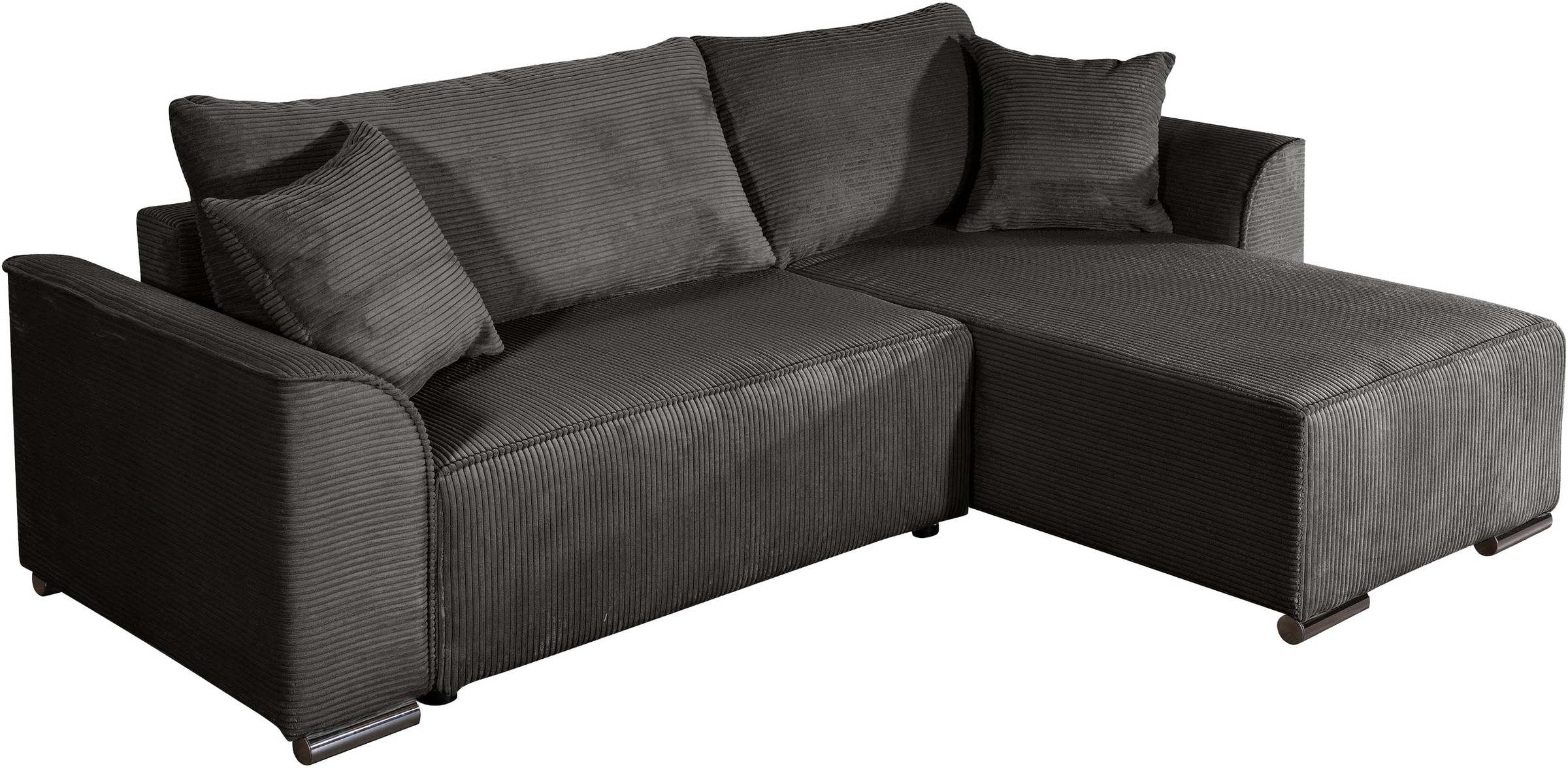 COLLECTION AB Ecksofa »Sara Ecke« Eckfsofa,Bettfunktion,Bettkasten,Bonnelfederkern,wahlweise mit Topper