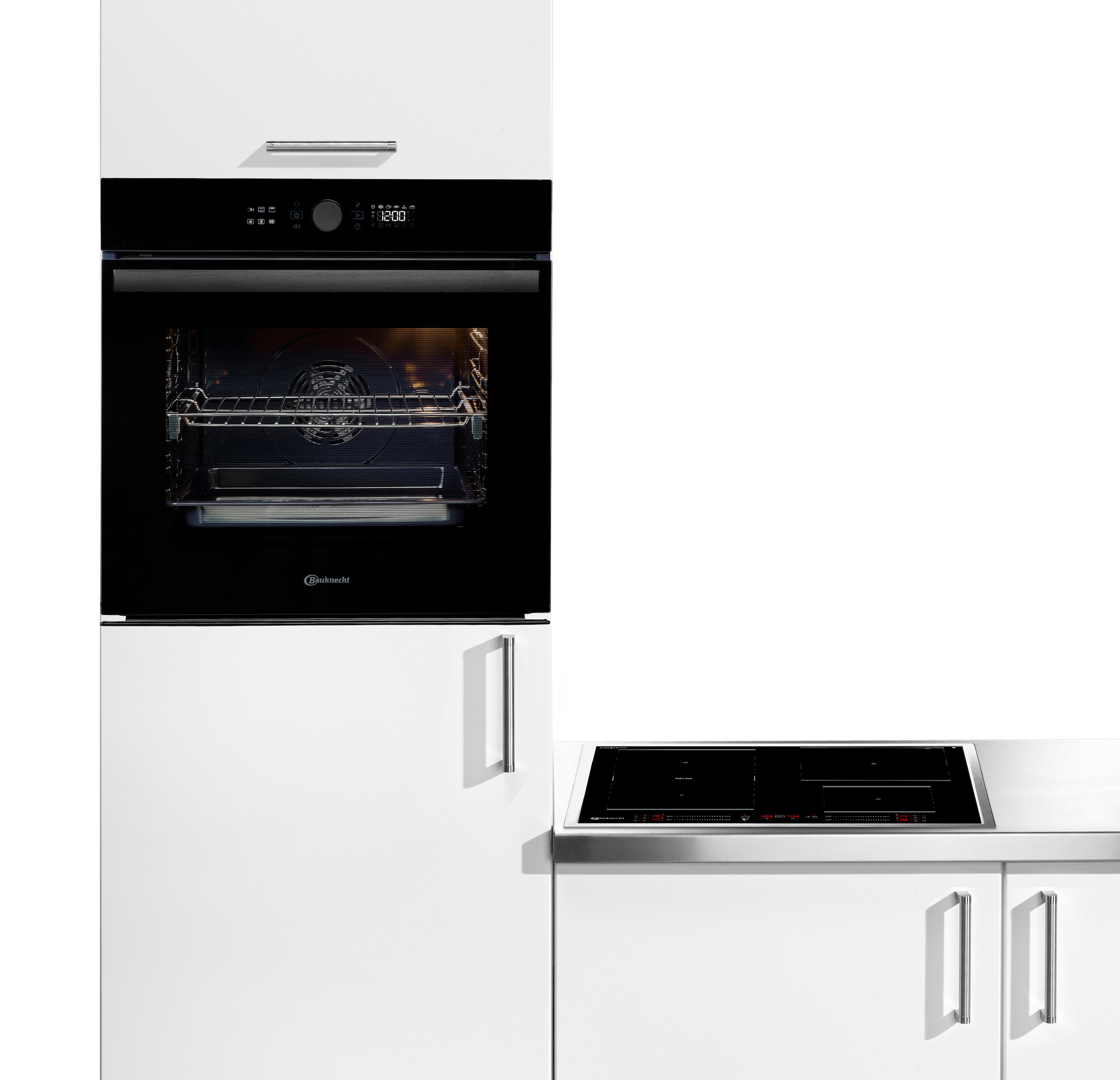 BAUKNECHT Backofen-Set »BAKO 940 Airfry Flex« mit Teilauszug Set, 2 Stk. tlg. AirFry-Funktion – die gesündere Alternative zur Fritteuse