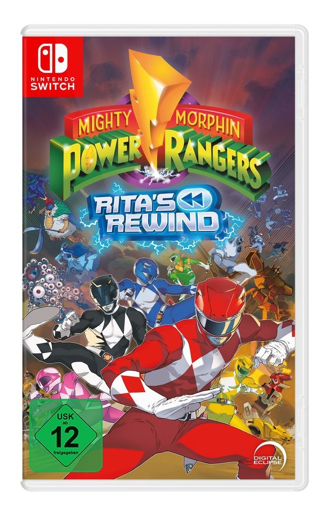 ATARI Spielesoftware "Mighty Morphin Power Rangers: Ritas Rewind", Nintendo Switchohne farbbezeichnung, Spielesoftware