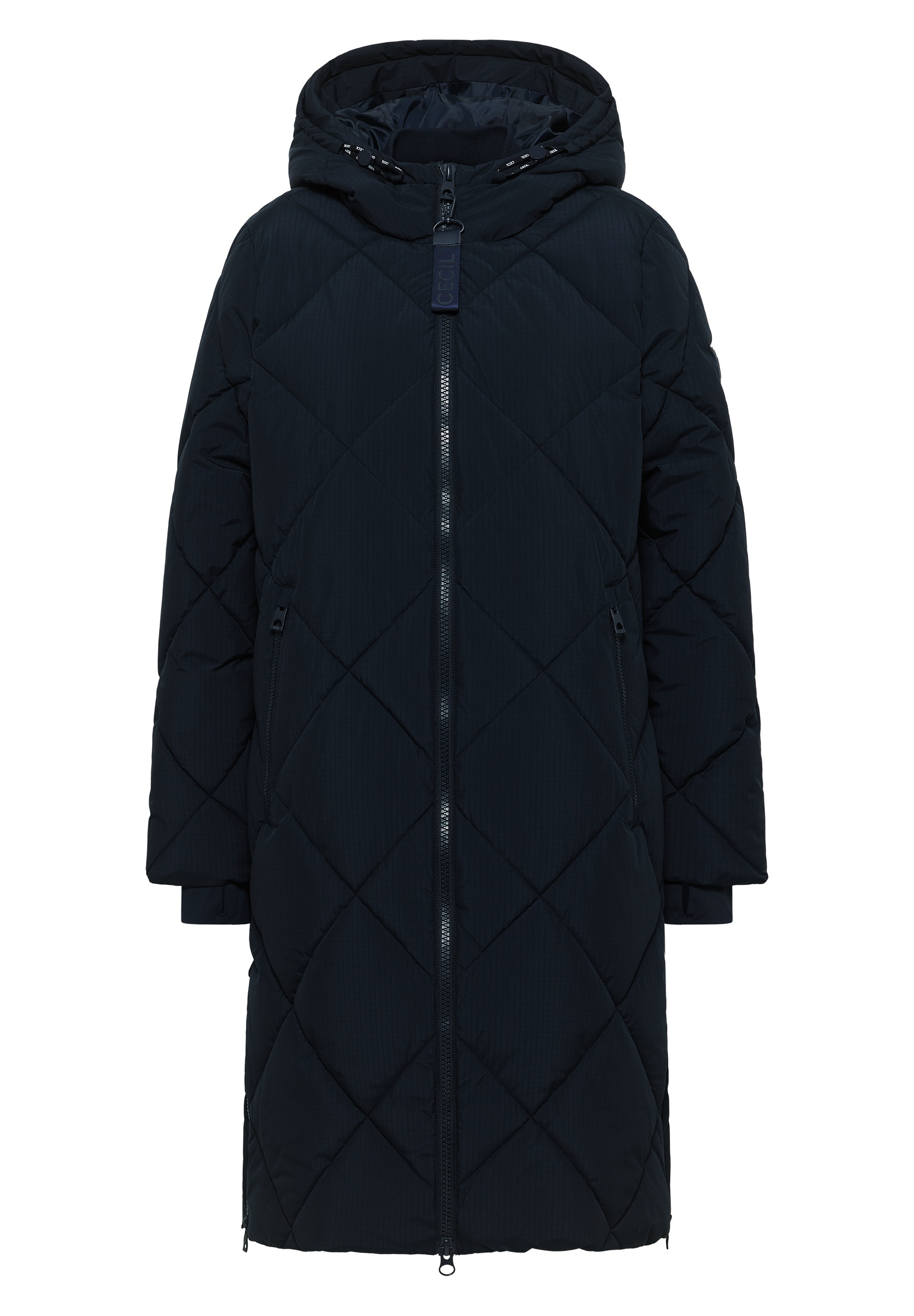 Cecil Steppmantel mit Kapuze