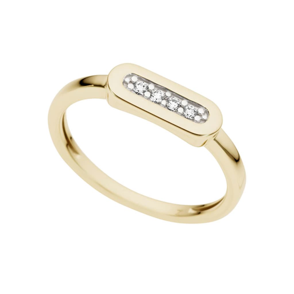 Firetti Diamantring »Schmuck Geschenk Gold 333 Damenring Goldring Diamant«