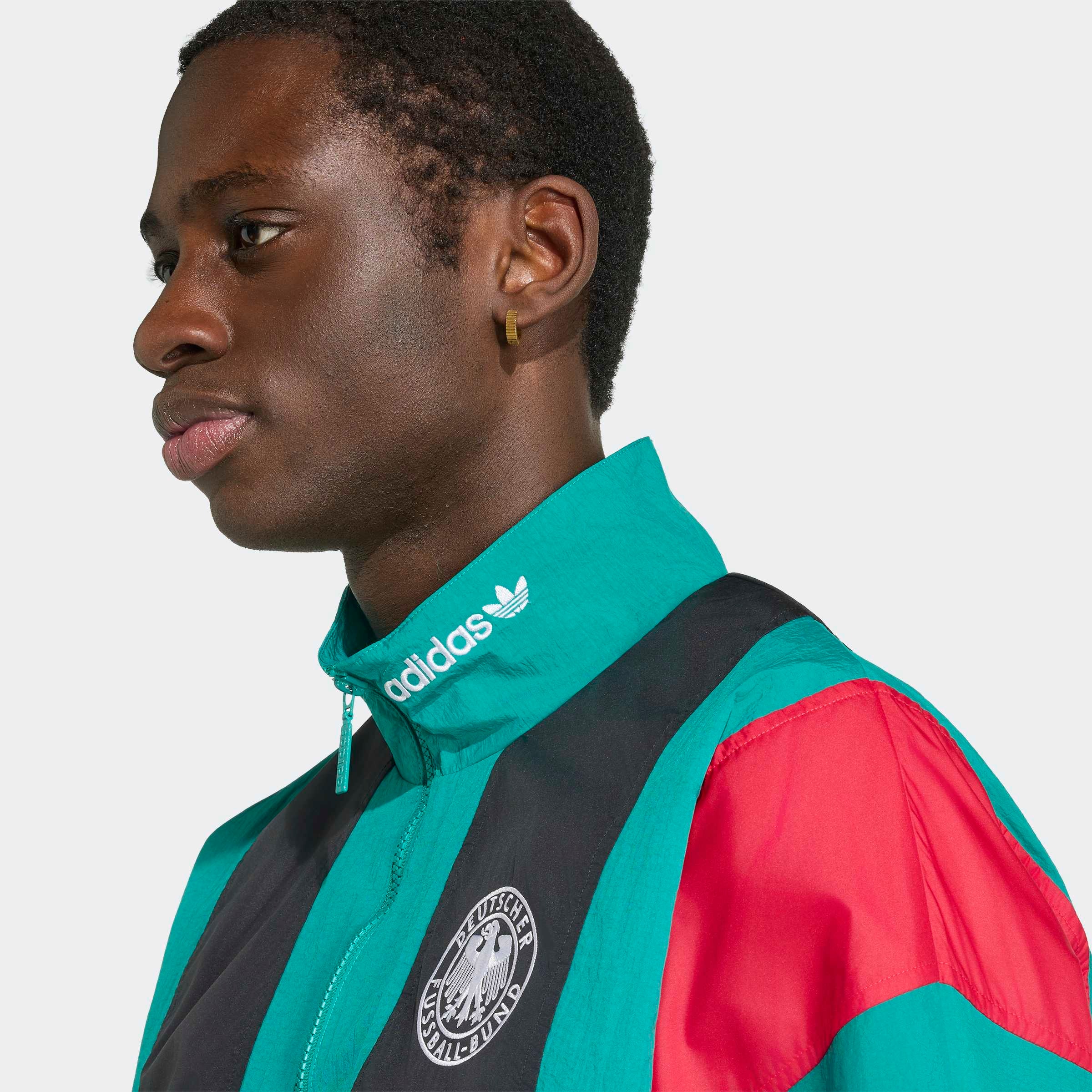 adidas Performance Trainingsjacke »DEUTSCHLAND EQT« mit hohem Kragen, lockere Passform, mit Reißverschluss