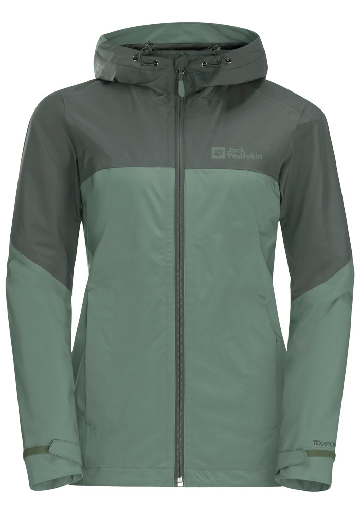 Jack Wolfskin Outdoorjacke »WEILTAL 2L JKT W«, mit Kapuze