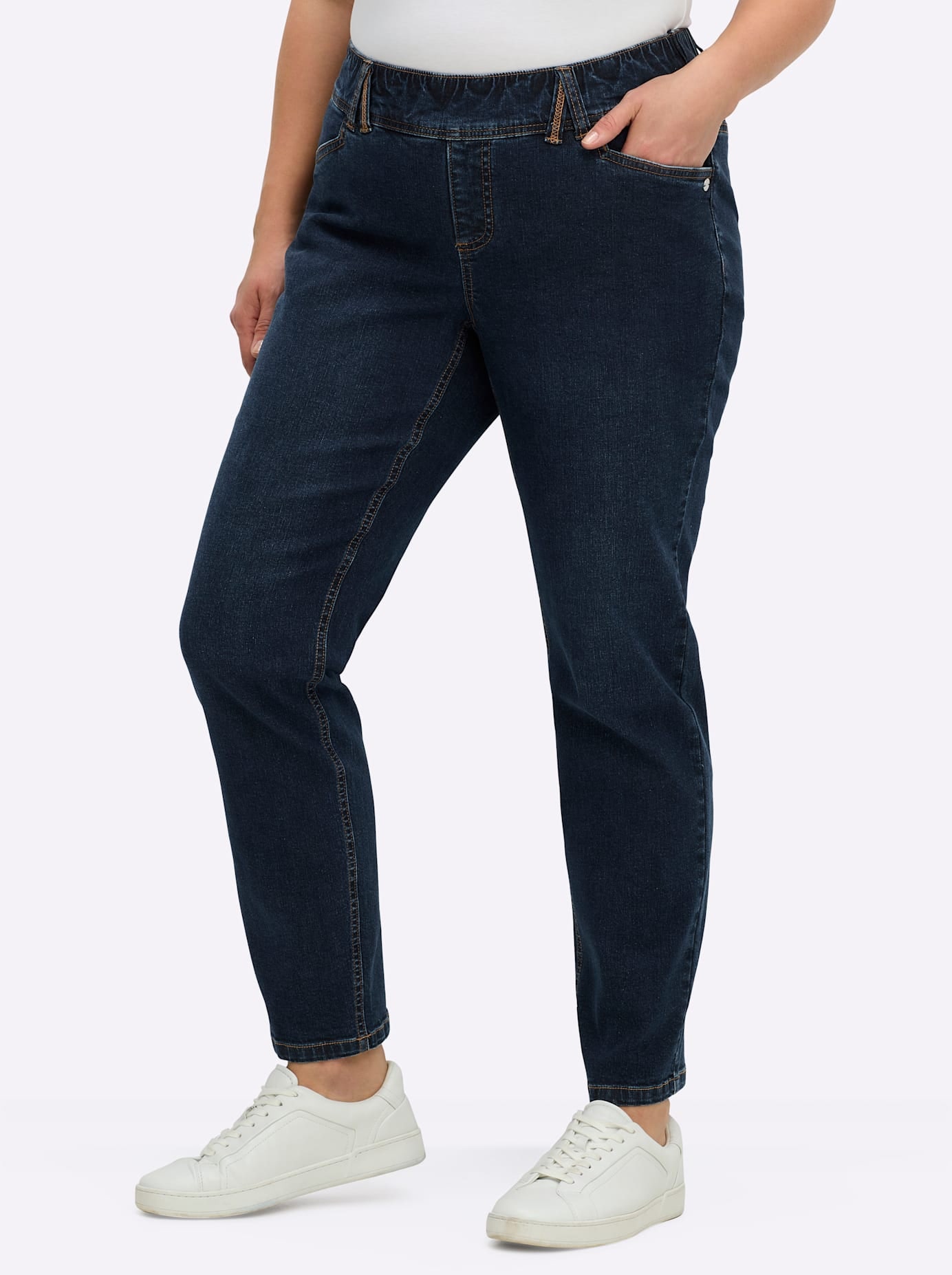 Sheego Bequeme Jeans 1 Stk. tlg. günstig online kaufen