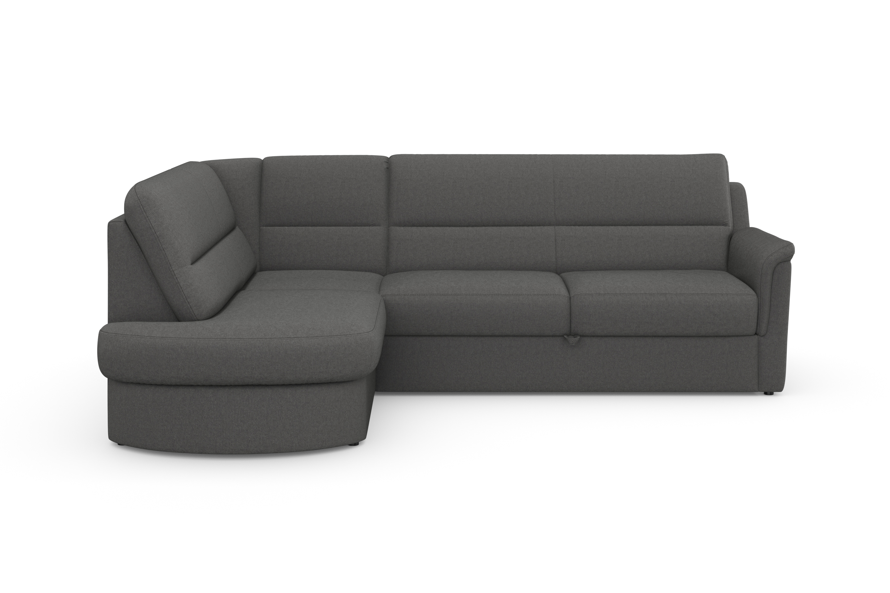 sit&more Ecksofa "Panini L-Form" wahlweise mit Vorziehsitz und Bettkasten