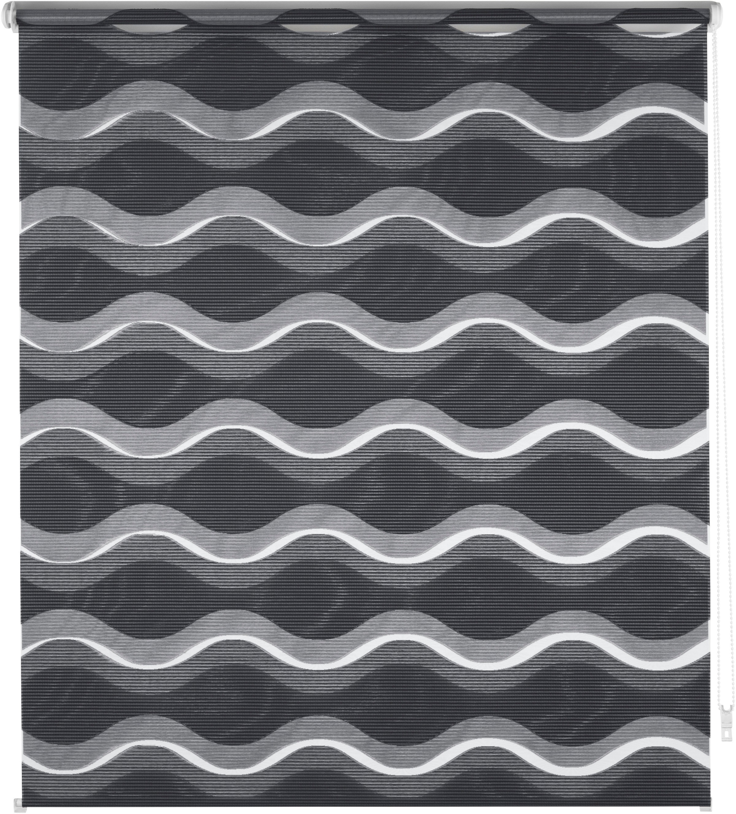 Guido Maria Kretschmer Home&Living Doppelrollo "Wellen" Lichtschutz Blendsc günstig online kaufen