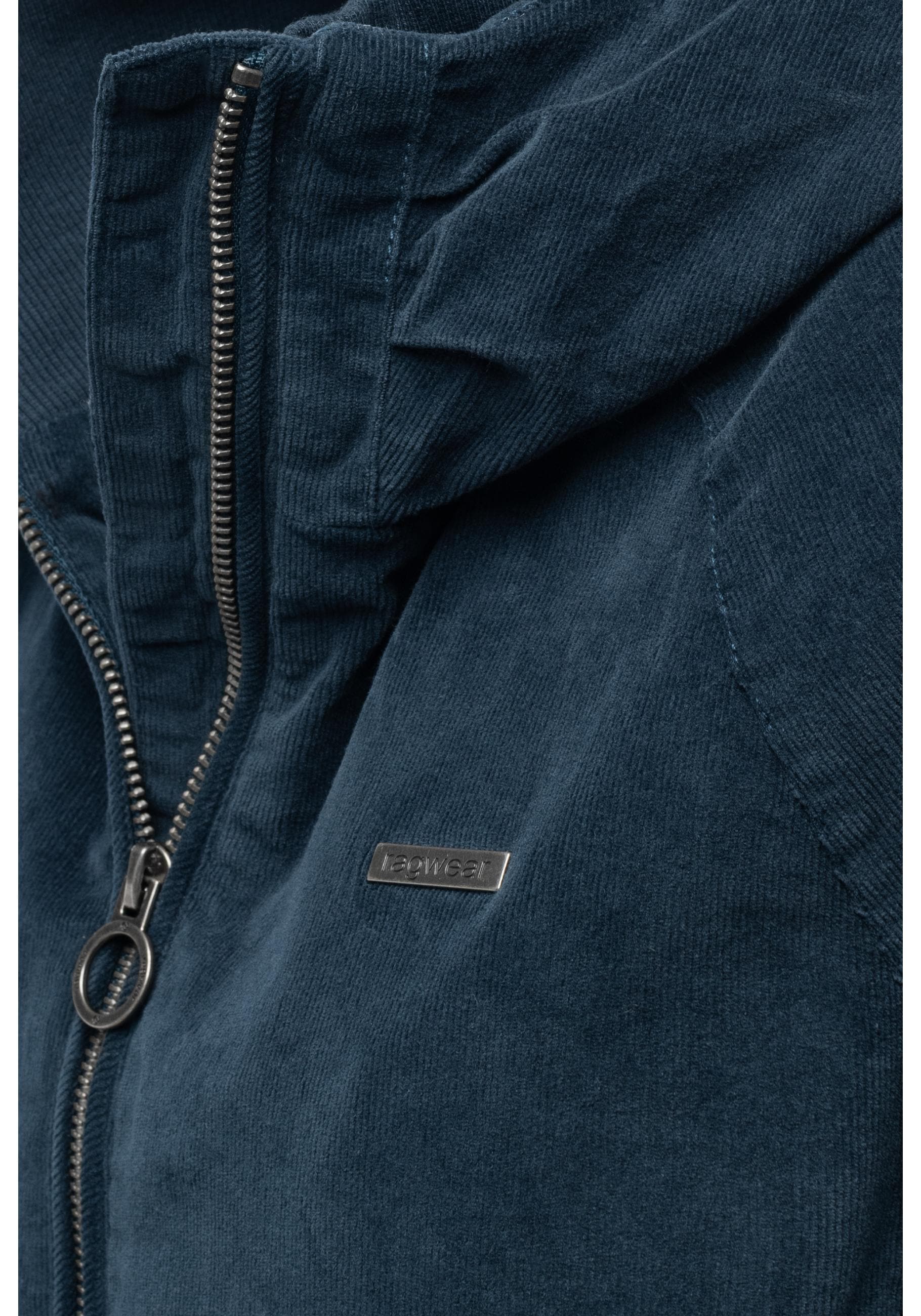 Ragwear Bomberjacke »Dizzie Cordy YOUMODO« mit Kapuze Cordjacke mit verstellbarer Kapuze