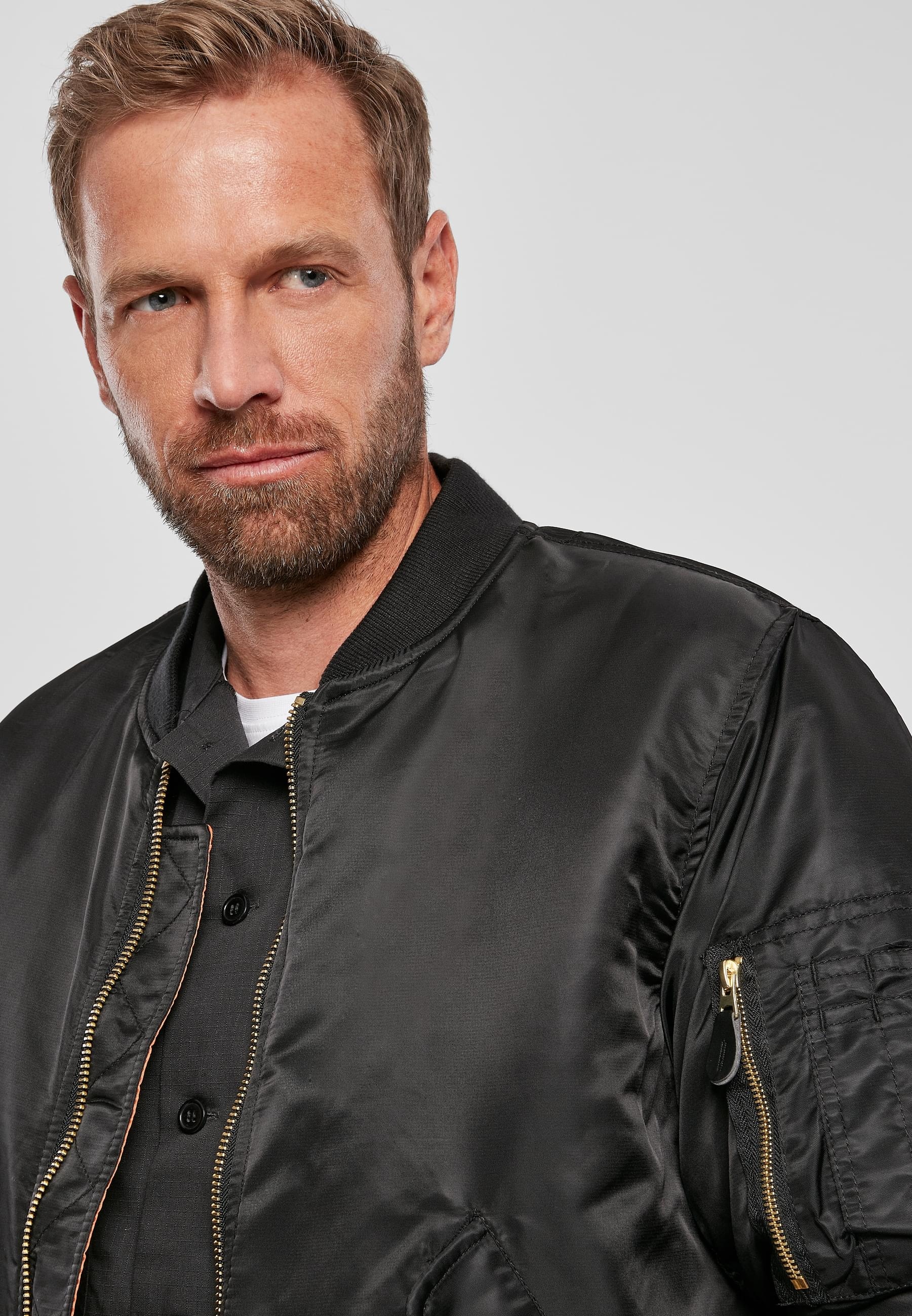 Brandit Anorak »Brandit Herren MA1 Bomber Jacket«, (1 St.), ohne Kapuze