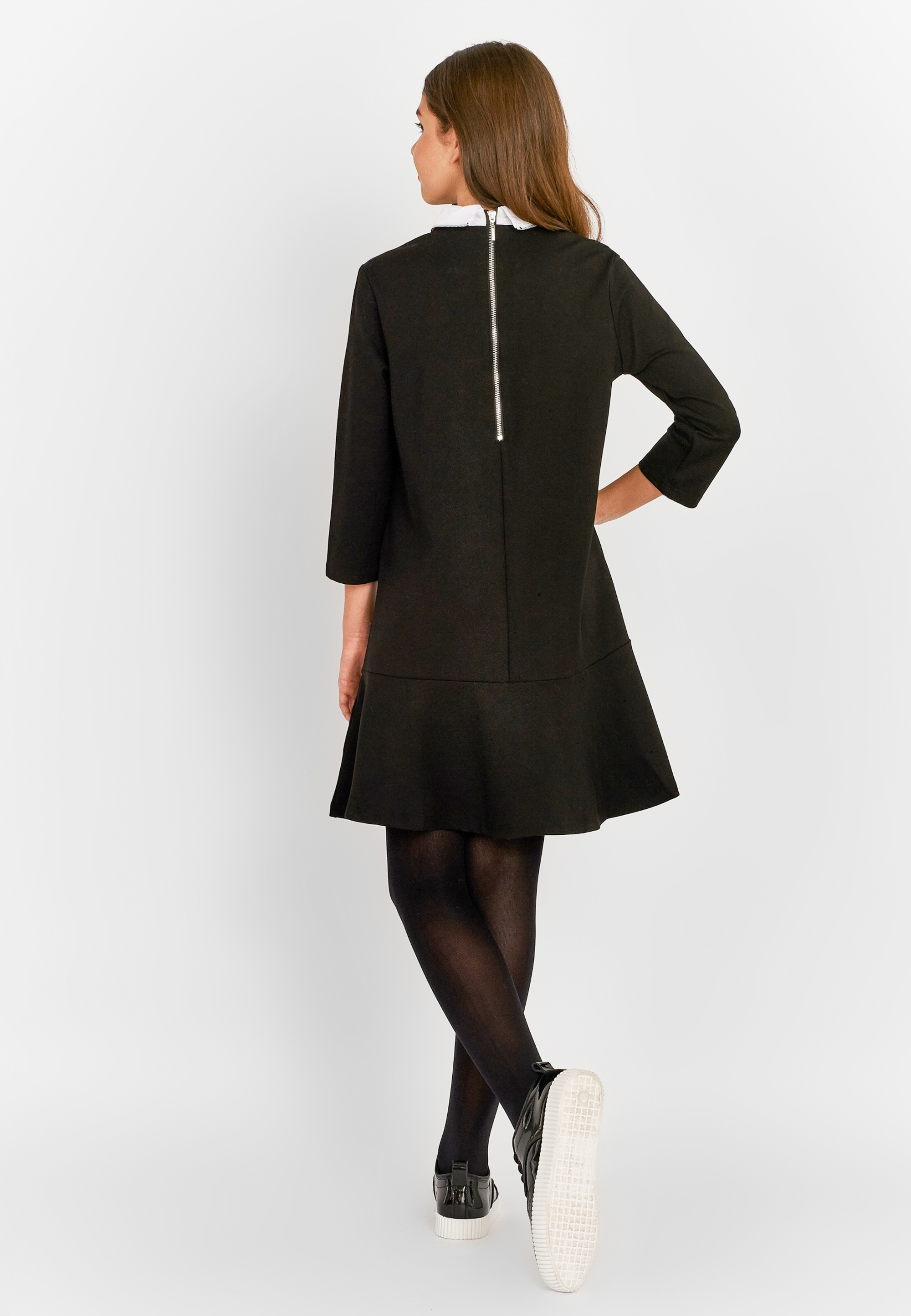 Gulliver Jerseykleid, mit kontrastfarbigem Kragen kaufen | BAUR