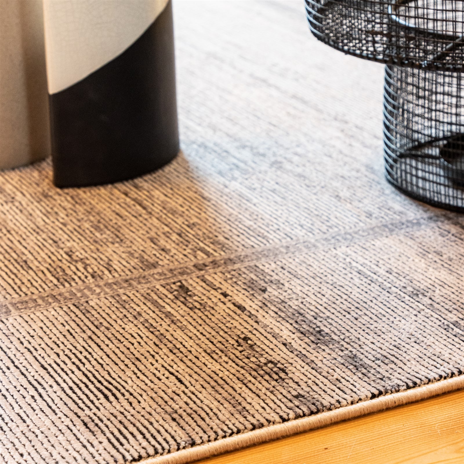 Kayoom Teppich »Elles 213« rechteckig 9 mm Höhe Kurzflor, Vintage, Modernes Muster, Deko, Viskose