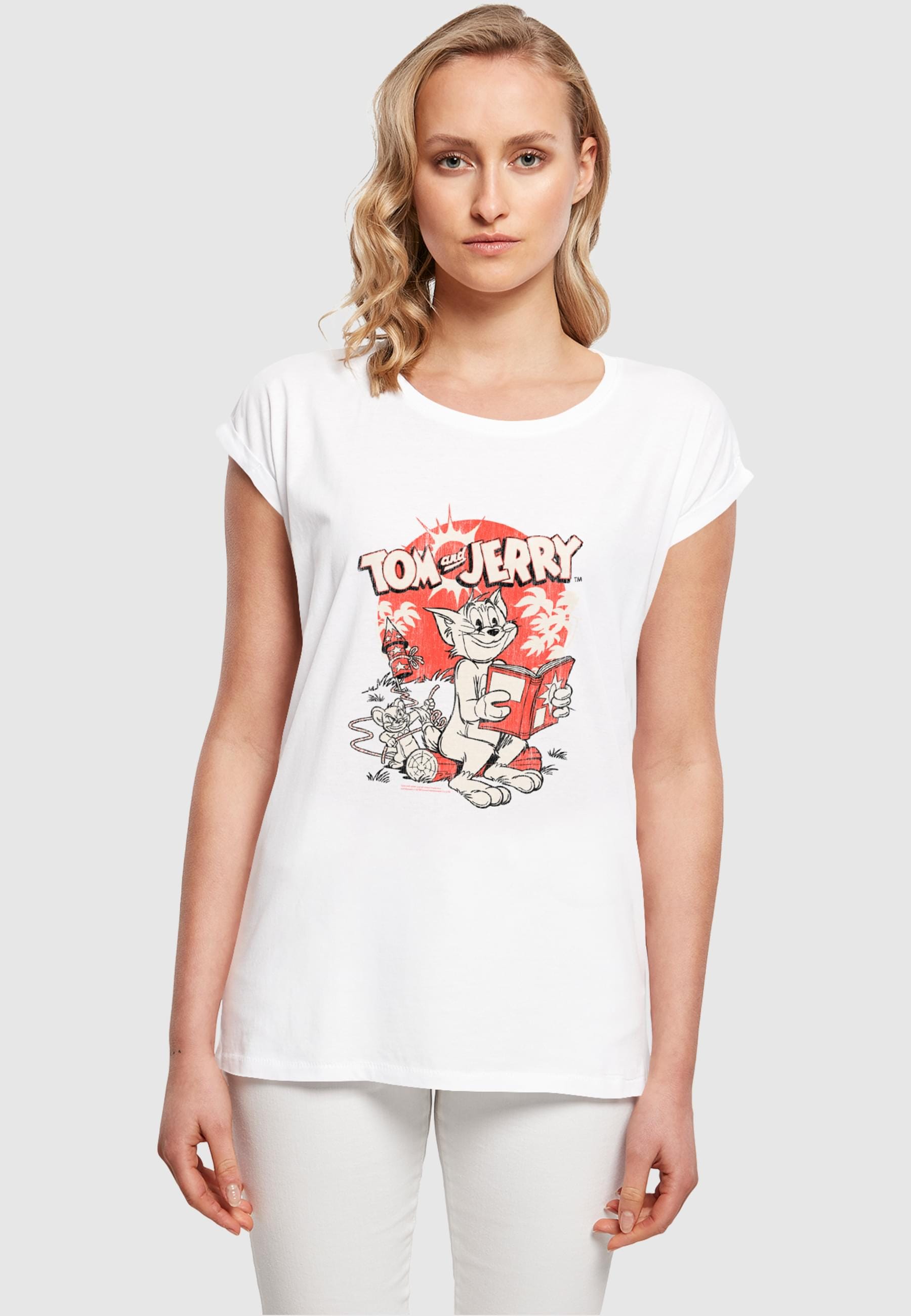 ABSOLUTE CULT T-Shirt "ABSOLUTE CULT Damen Ladies Tom and Jerry - Rocket Pr günstig online kaufen