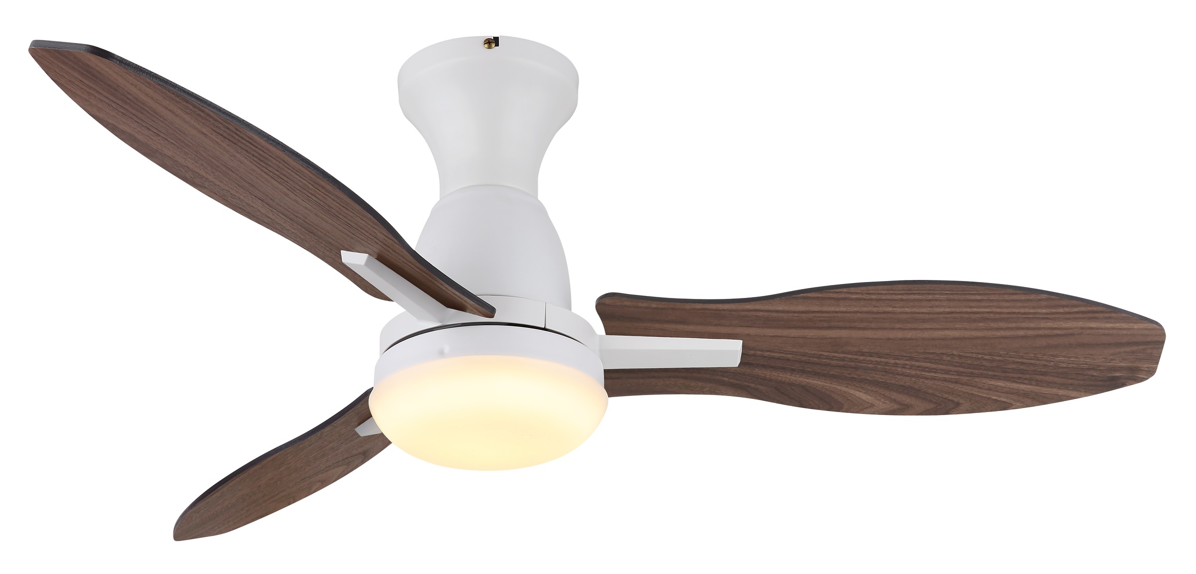 GLOBO LIGHTING Deckenleuchte »GALE« LED-Modul 1 Stk. warmweiß - kaltweiß Ventilator kühlen-heizen holzoptik CCT 3000/4500/6000K