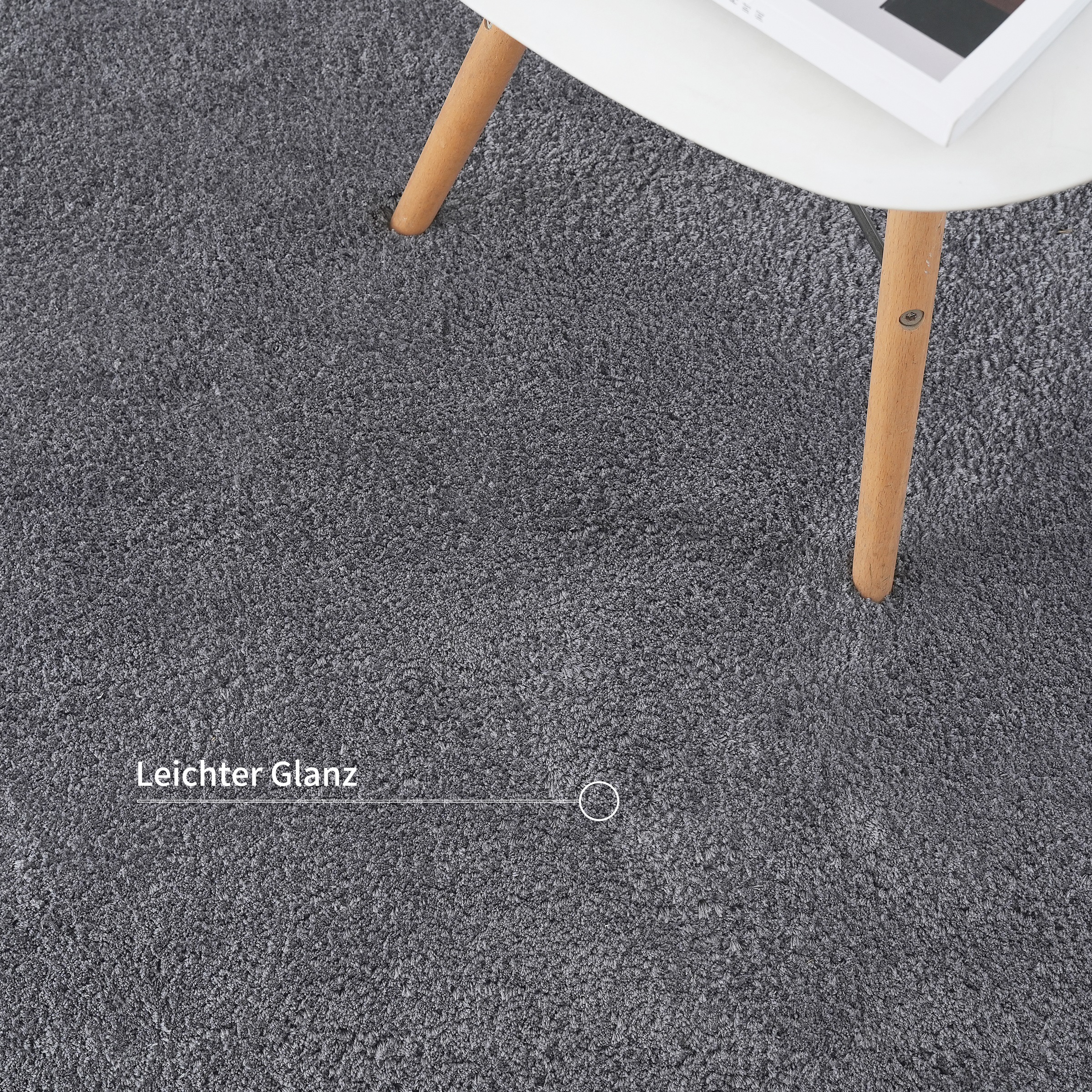 my home Hochflor-Teppich »Microfaser Teppich Magong, besonders weich, sehr feiner Flor«, rechteckig, 25 mm Höhe, uni, Wohnzimmer, Schlafzimmer, Kinderzimmer, auch rund und als Läufer