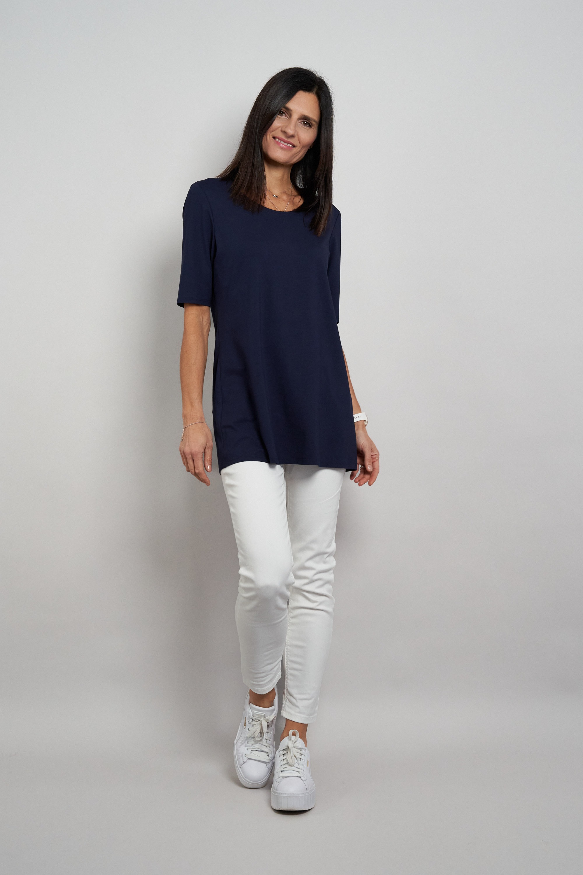 Seidel Moden Longshirt "Otto exclusiv" Halbarm Shirt - mit Viskose- MADE IN günstig online kaufen