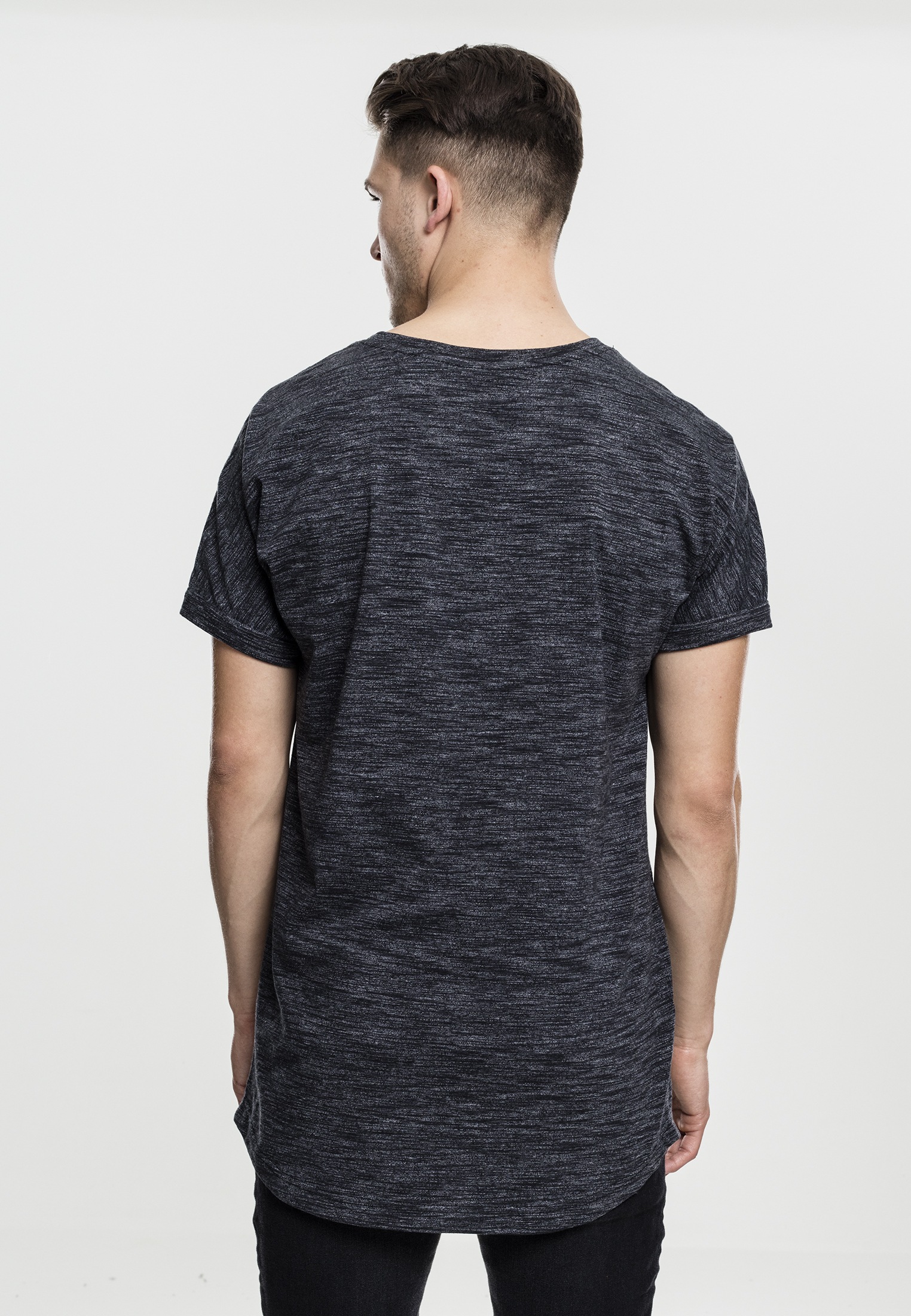 URBAN CLASSICS T-Shirt »Herren Long Space Dye Turn Up Tee«, (1 tlg.) ▷  kaufen | BAUR