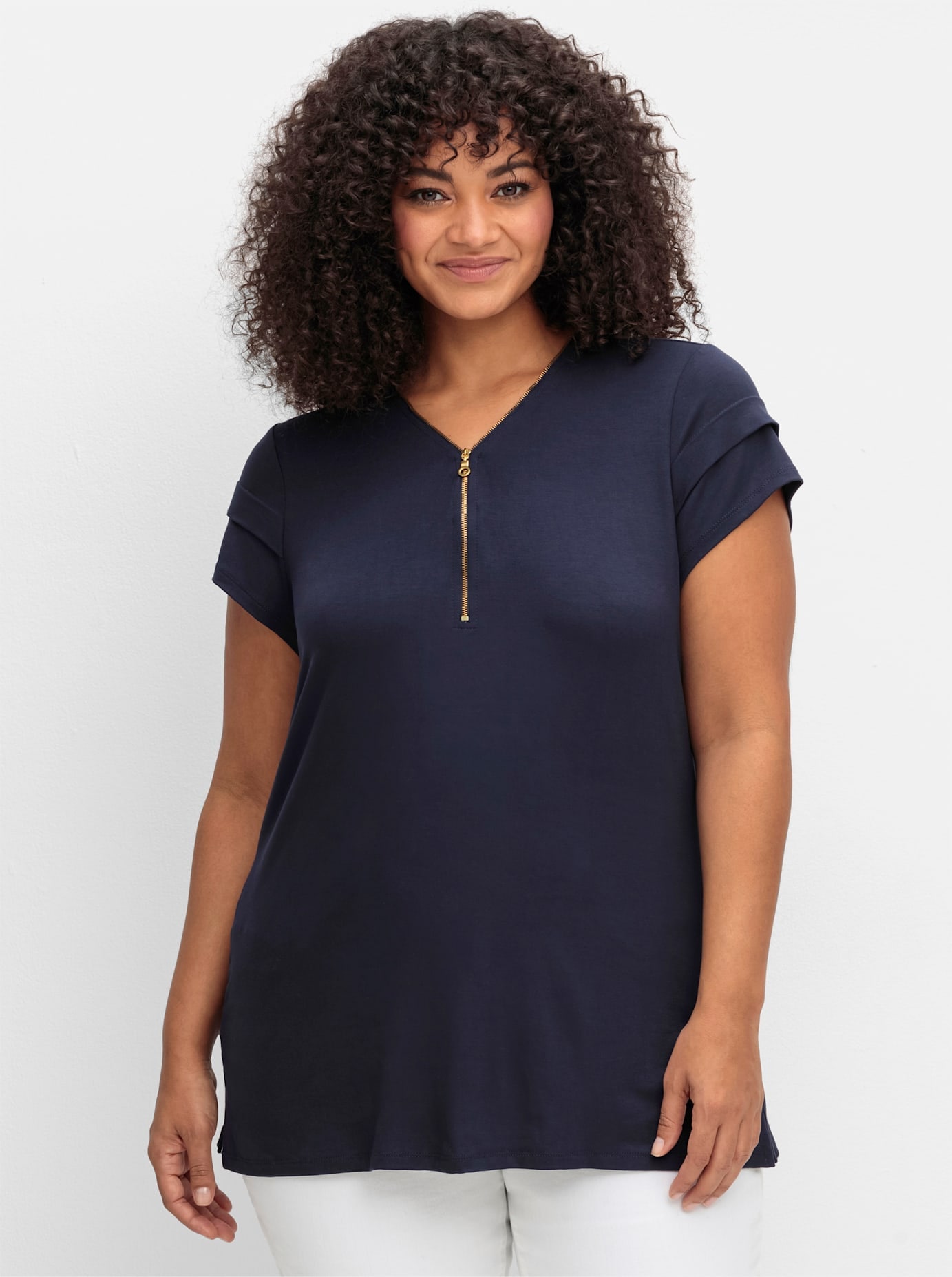 sheego by Joe Browns V-Shirt "Shirt", (1 tlg.) günstig online kaufen