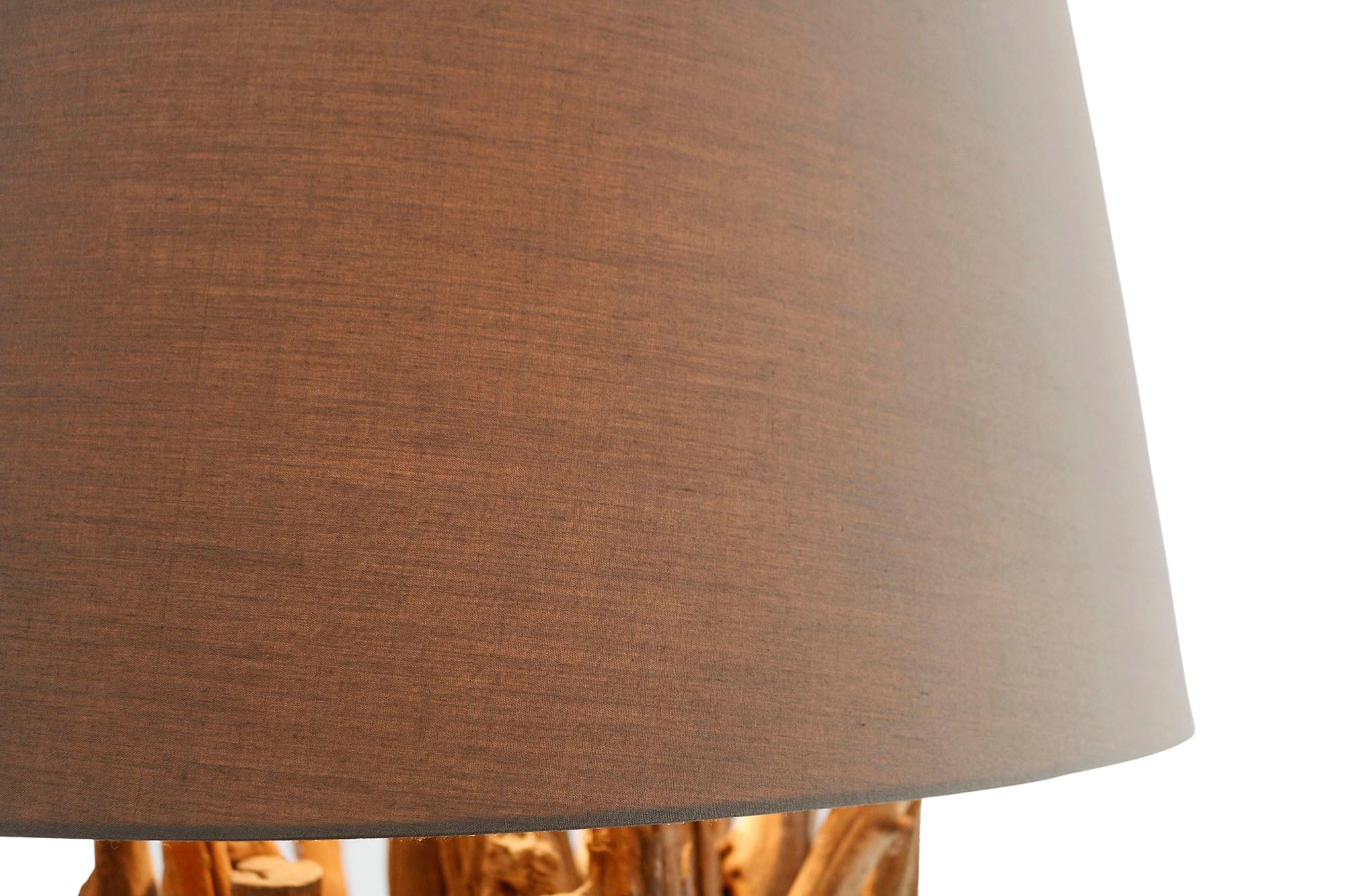 SalesFever Stehlampe »Pam«, 1 flammig, Leuchtmittel E27 | ohne Leuchtmittel, handgefertigt, mit Leinenschirm