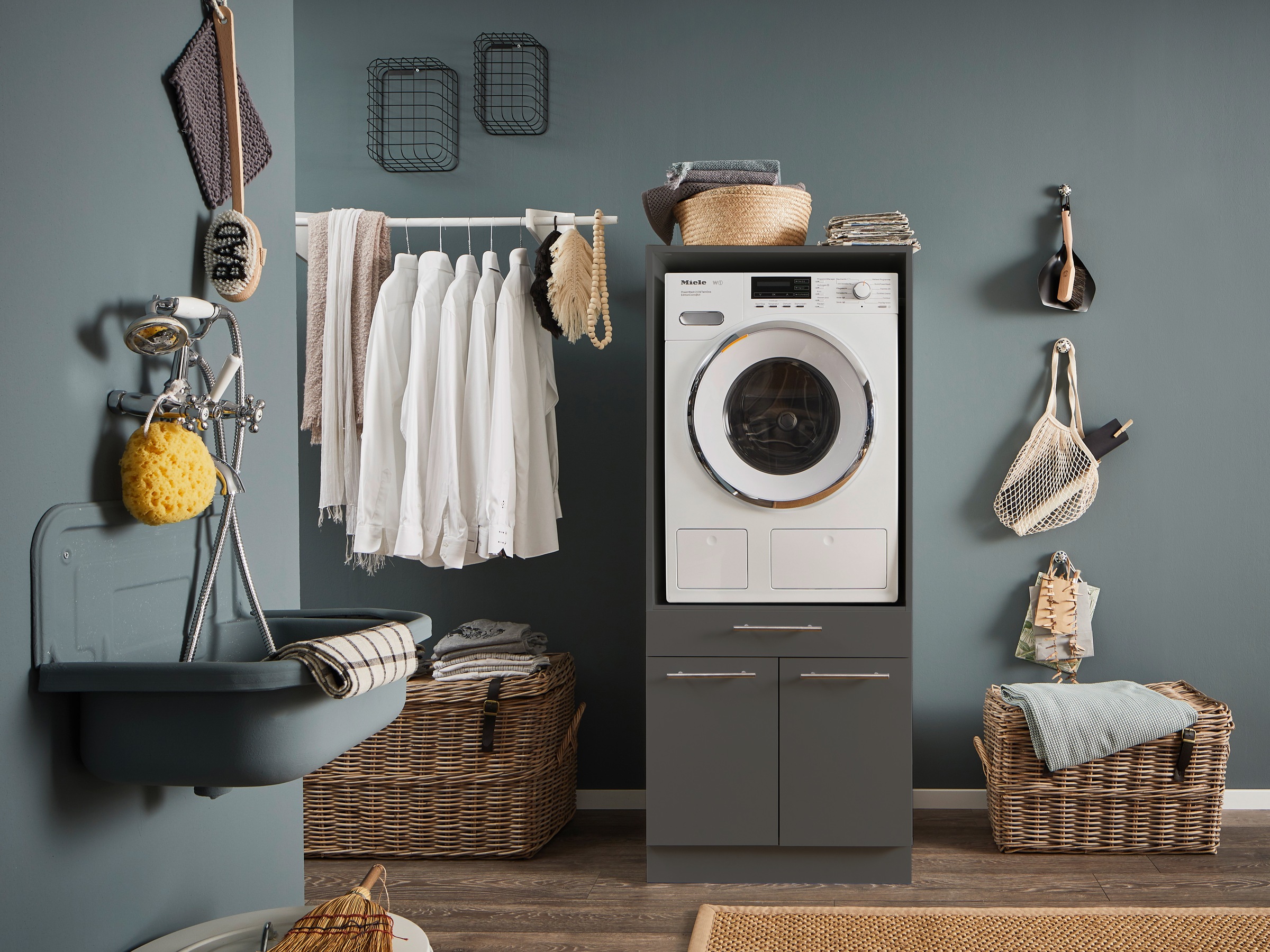 Laundreezy Waschmaschinenumbauschrank "LAUNDREEZY LDS" Breite 67,5 cm günstig online kaufen